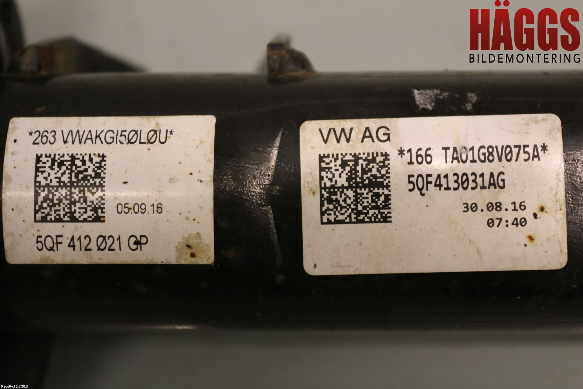 Volkswagen VW TIGUAN 16-24 Fjäderben Fram Höger