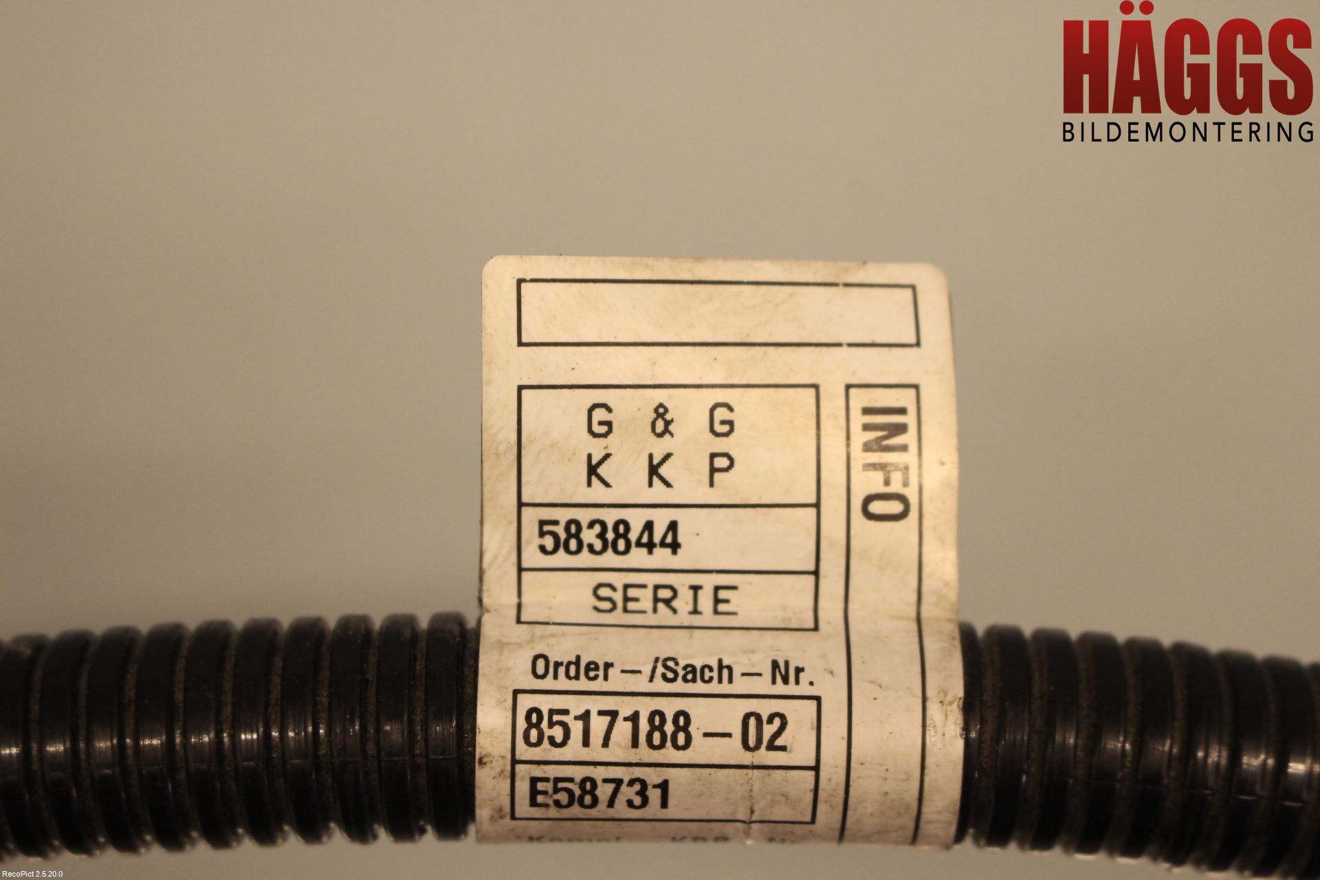 BMW 5 F10/F11/F18 09-17 Batterikabel
