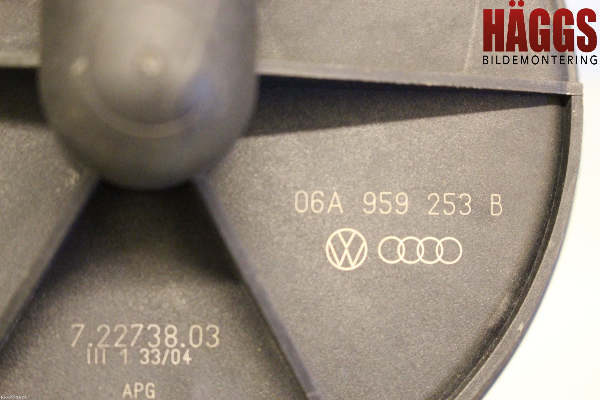 Volkswagen VW CADDY      04-10 Luftpump-Avgasrening