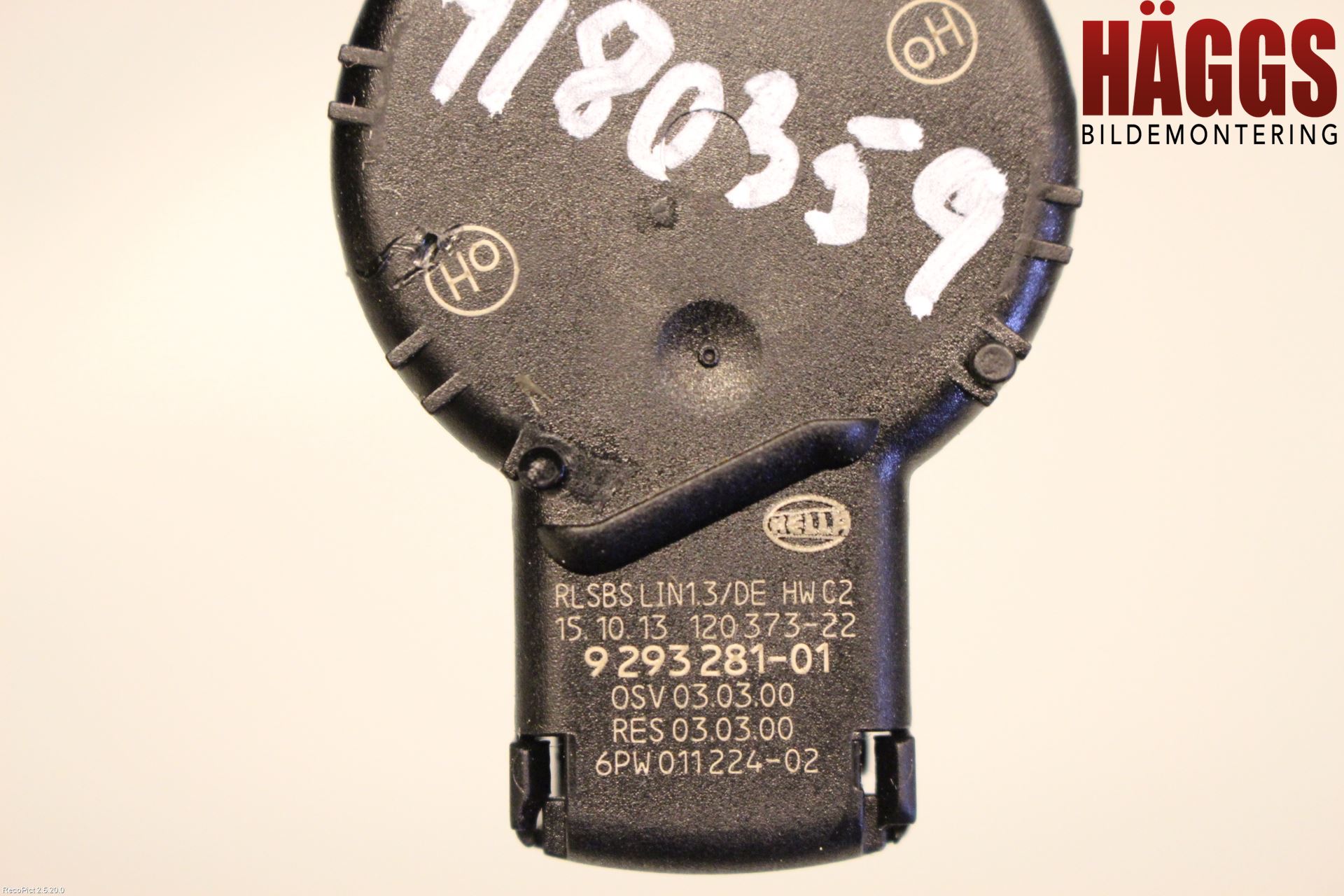 BMW 5 F10/F11/F18 09-17 Regnsensor