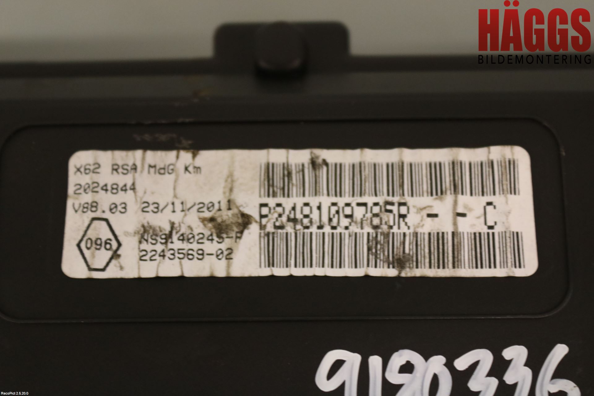 Renault MASTER III  10-14 Instrument Komb