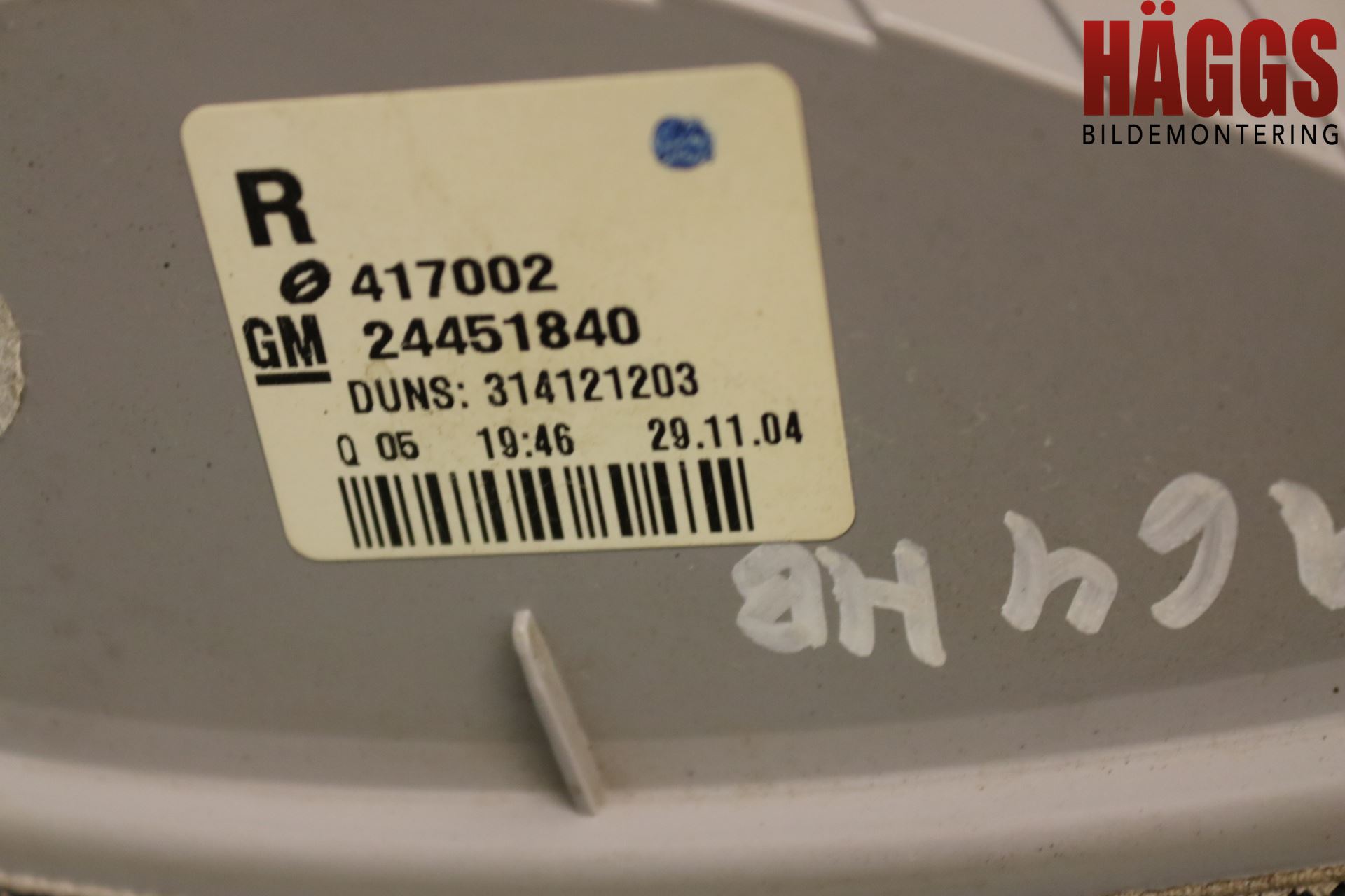 Opel ASTRA H 04-12 Bakljus Höger