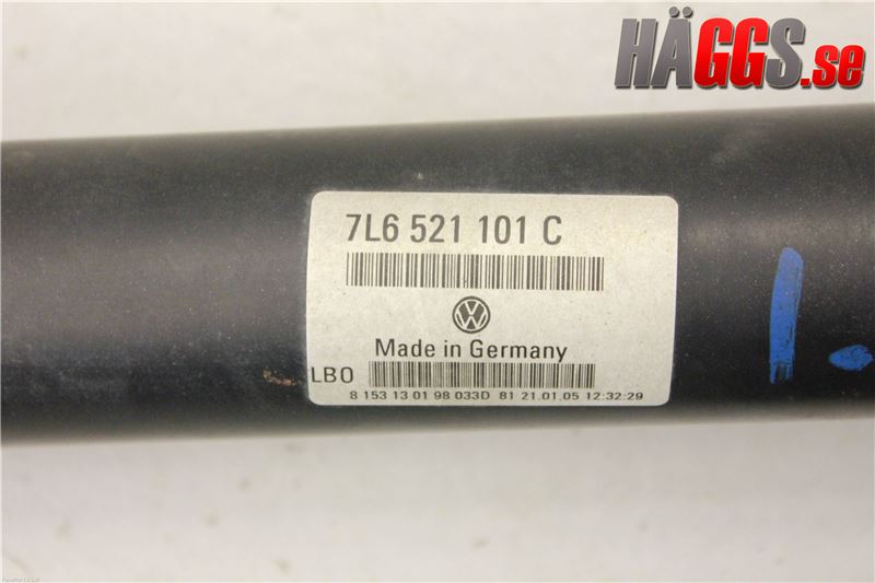 Volkswagen VW TOUAREG 7L 03-10 Mellanaxel Främre 4Wd
