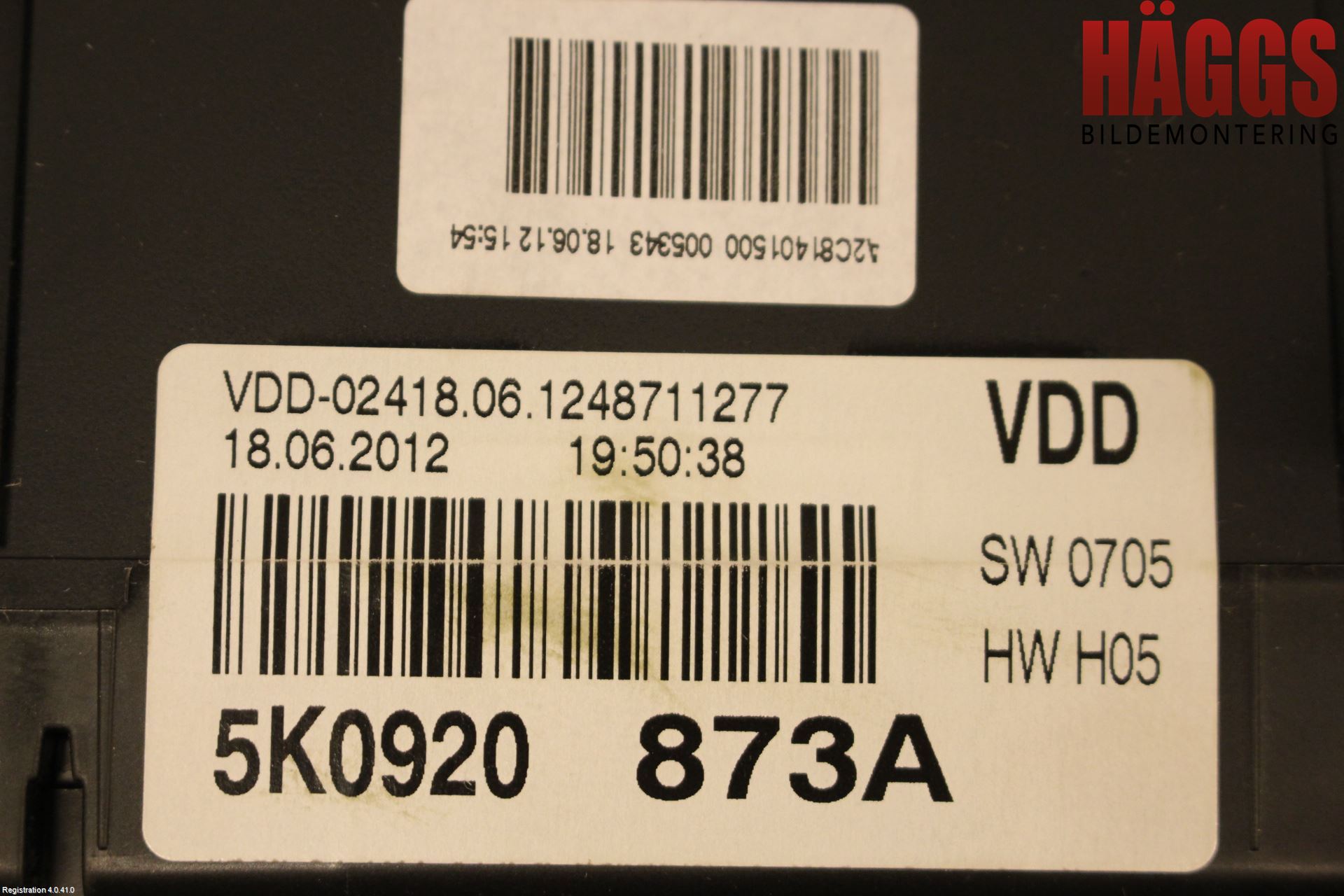 Volkswagen VW GOLF VI 09-13 Instrument Komb