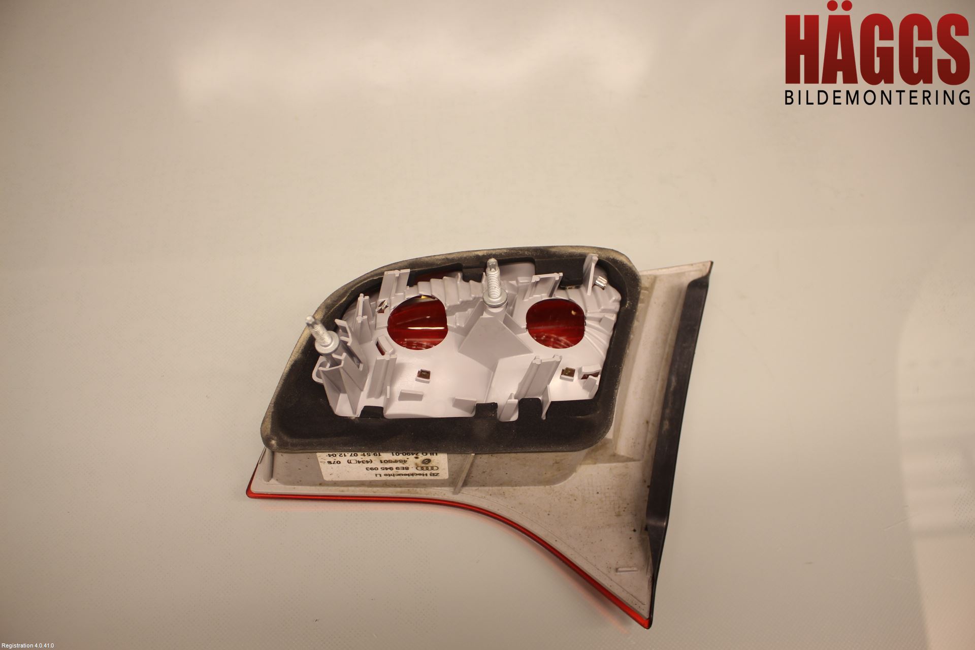 Audi A4/S4 05-07 Bakljus Lucka Vä