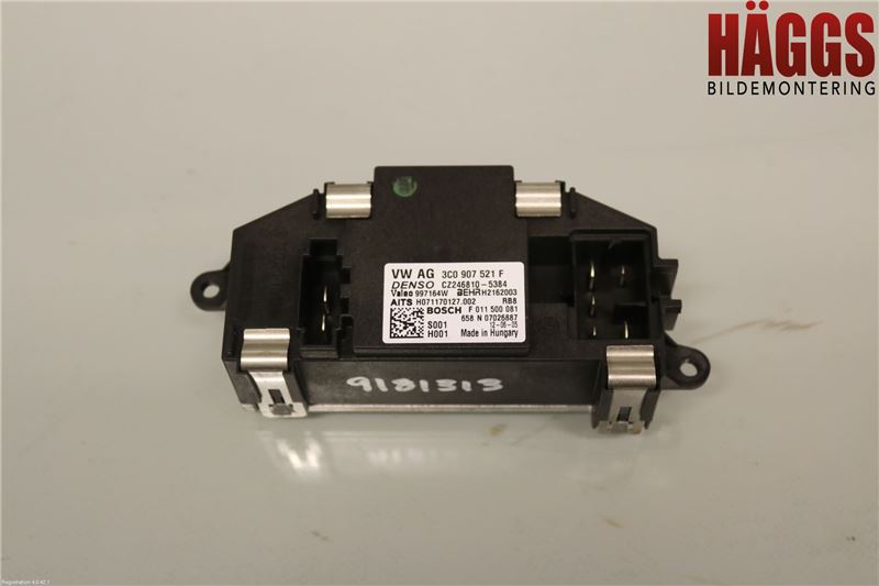 Volkswagen VW GOLF VI 09-13 Värmefläktsmotstånd