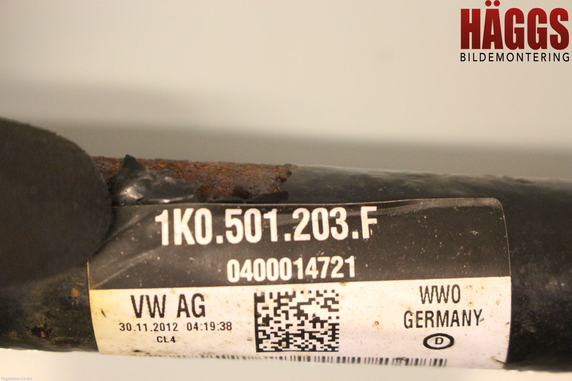 Volkswagen VW TIGUAN 07-16 Drivaxel Bak Vänster
