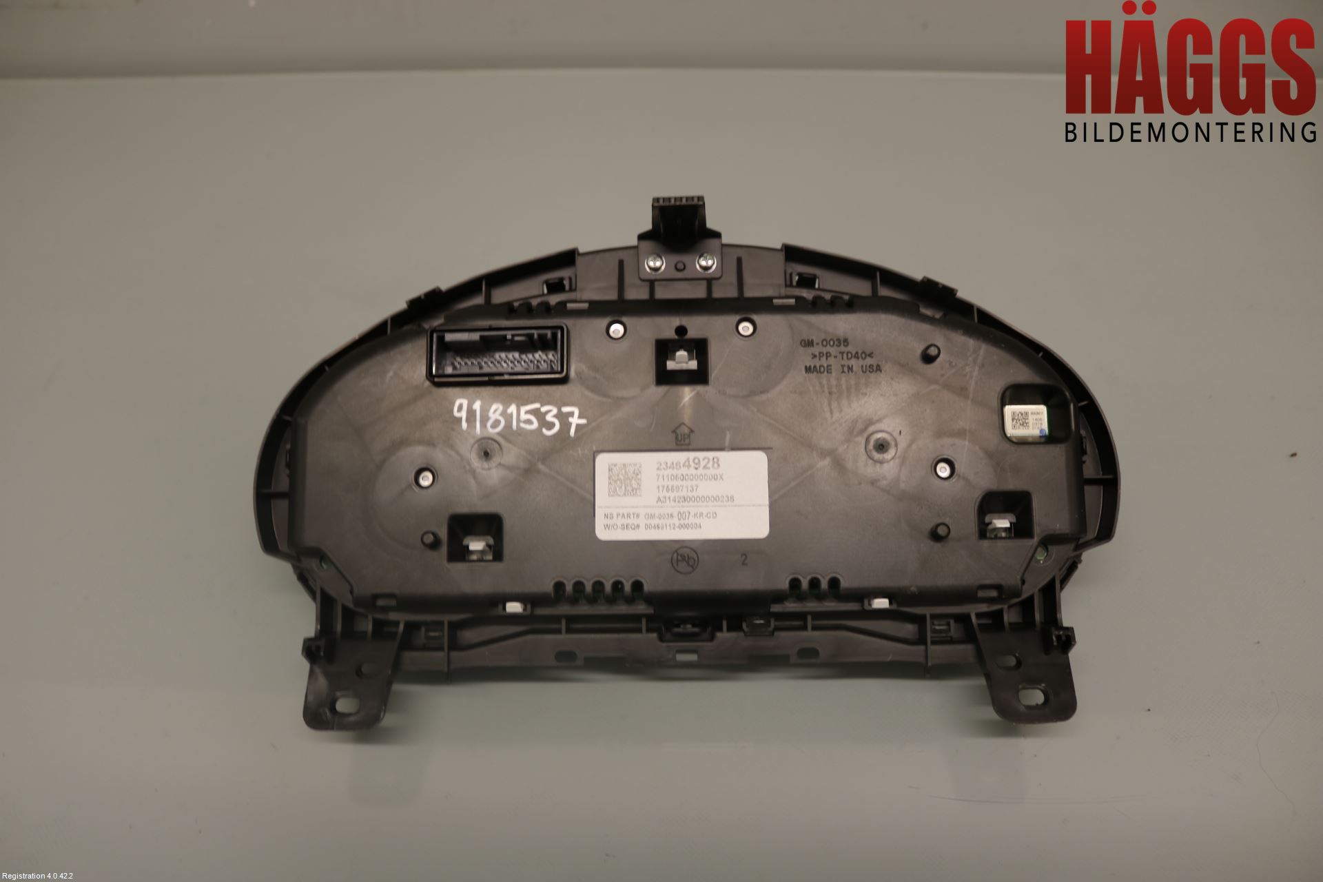 Opel INSIGNIA 09-16 Instrument Komb