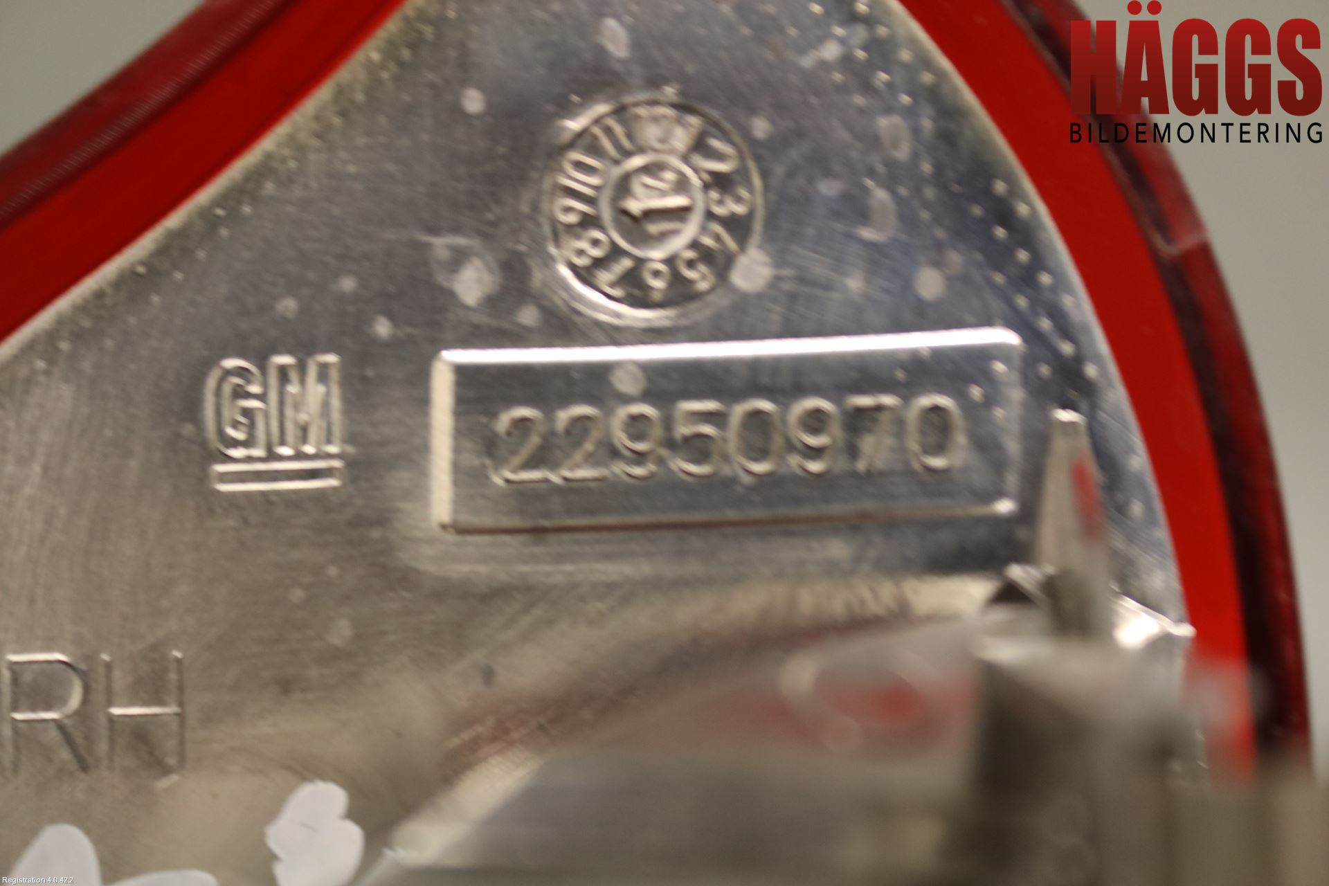 Opel INSIGNIA 09-16 Bakljus Höger