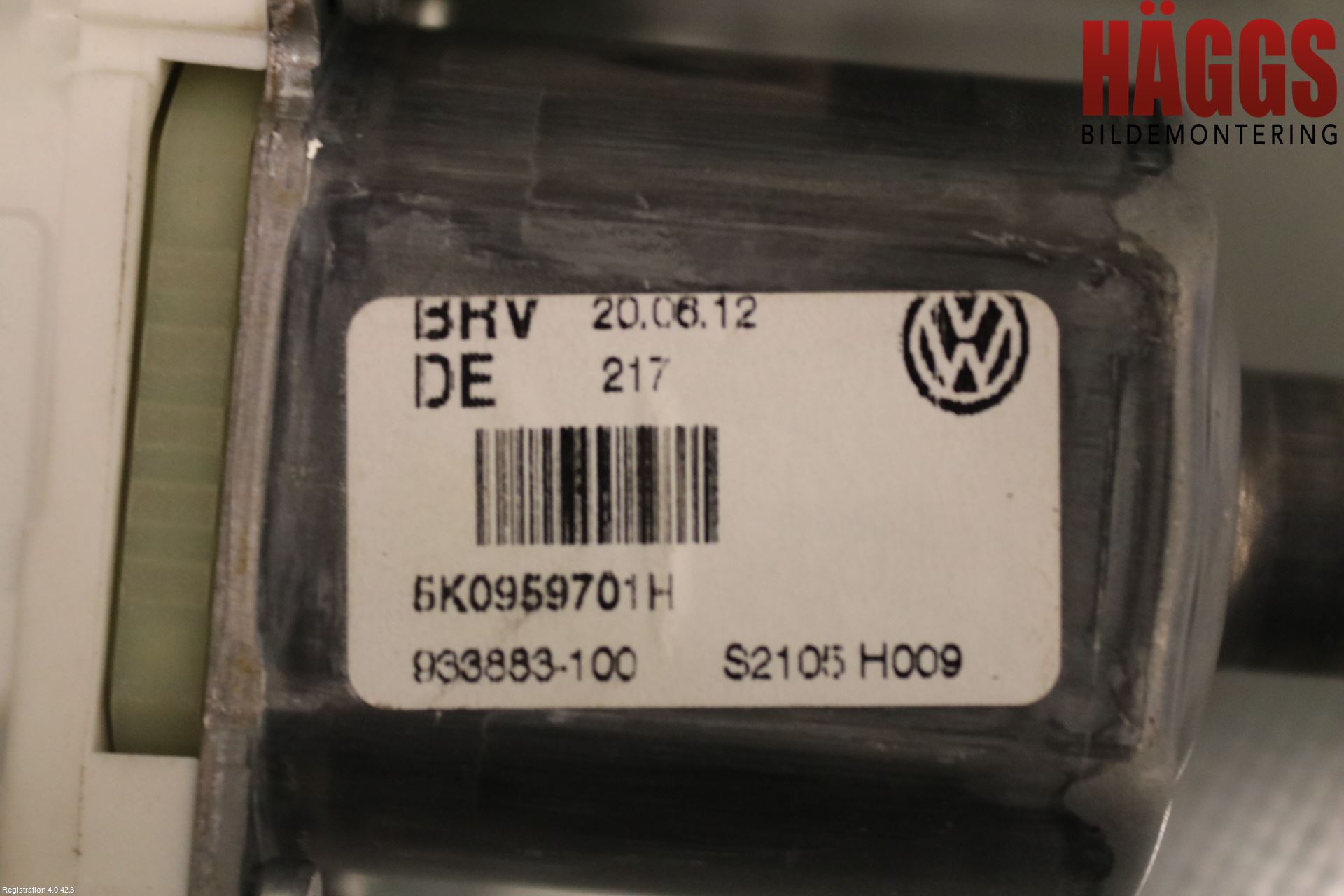 Volkswagen VW GOLF VI 09-13 Fönsterhissmotor