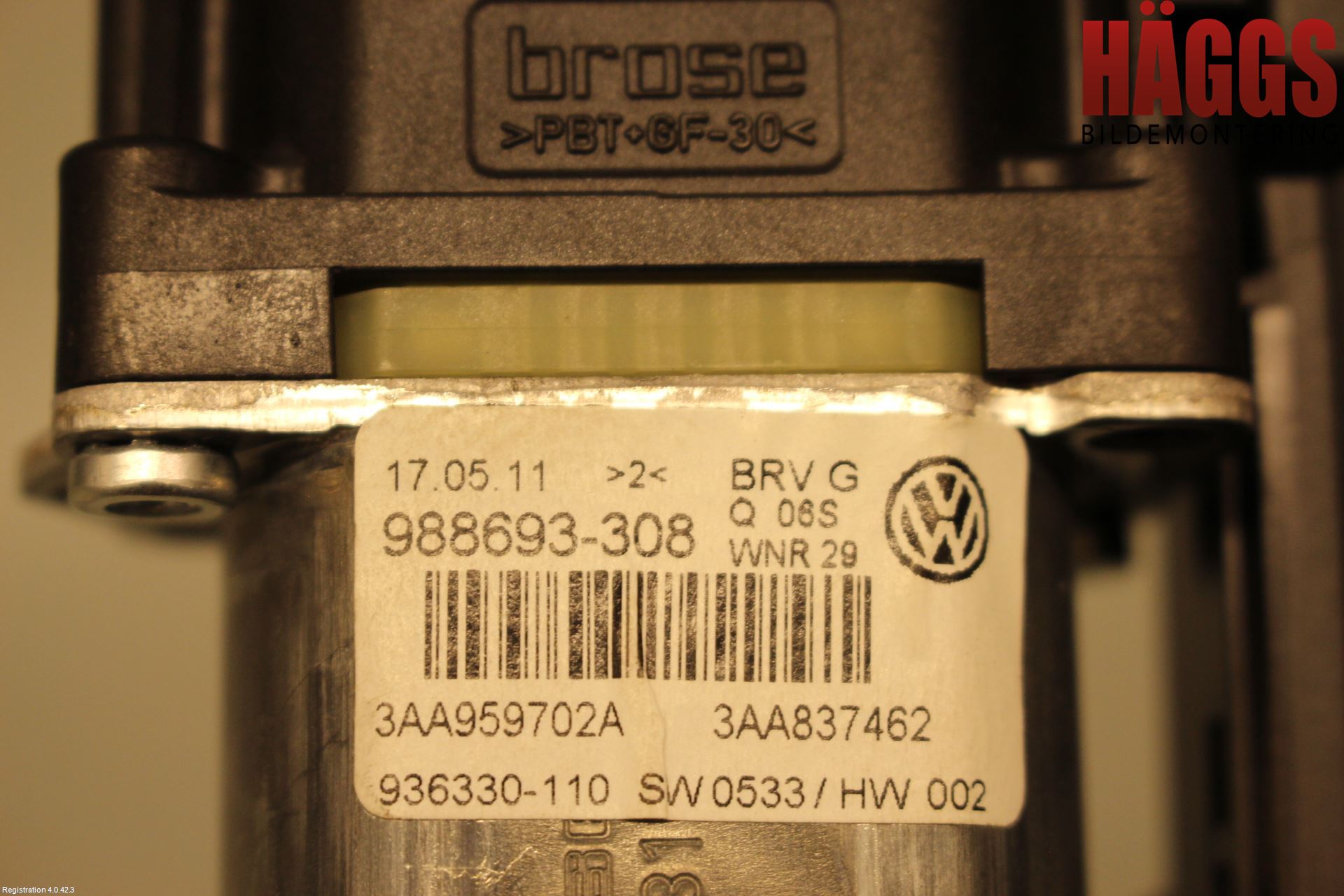 Volkswagen VW PASSAT 11-14 Fönsterhissmotor