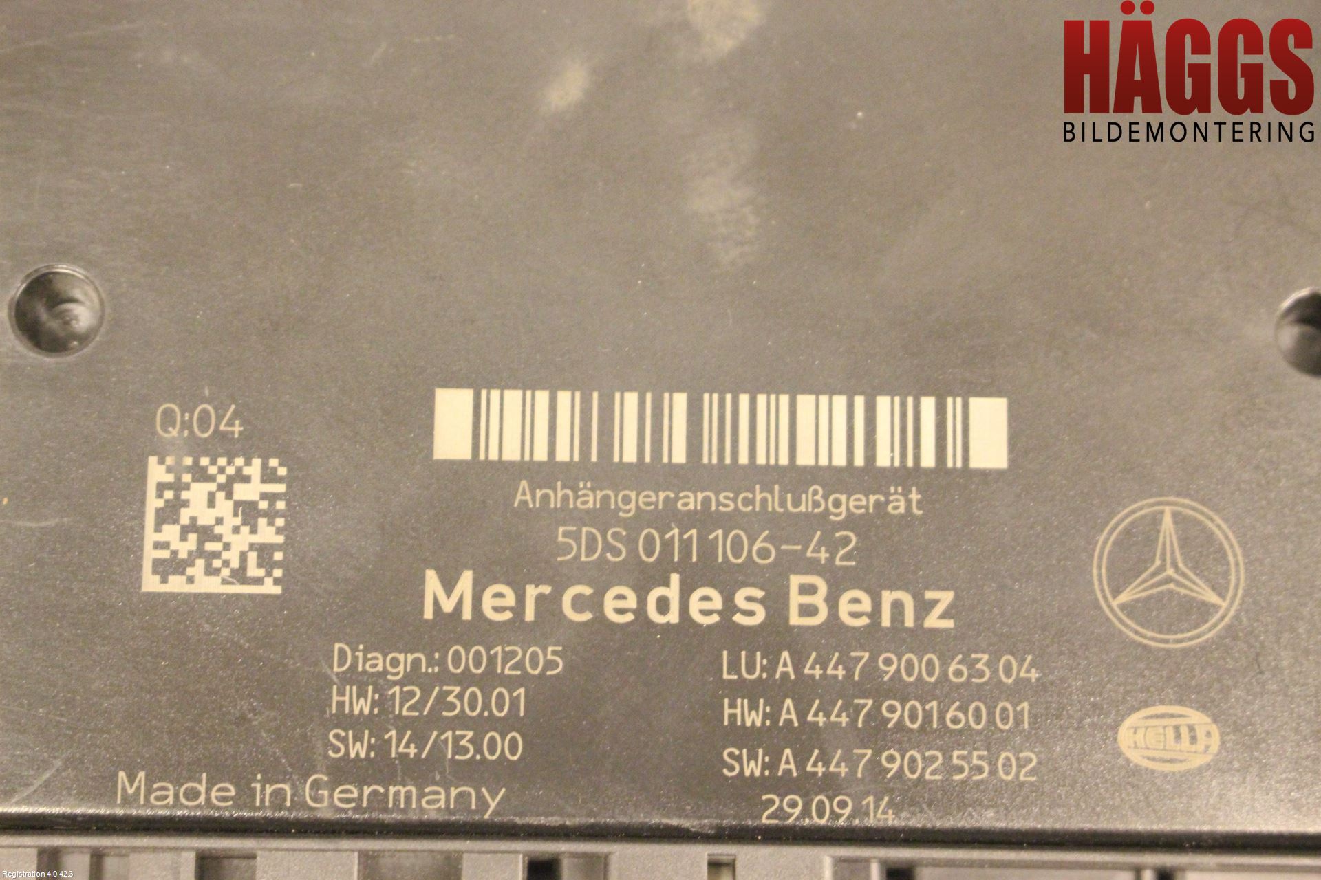 Mercedes-Benz MB VITO/V-KLASS (W640,W447,W448) 14- Styrenhet Dragkrok