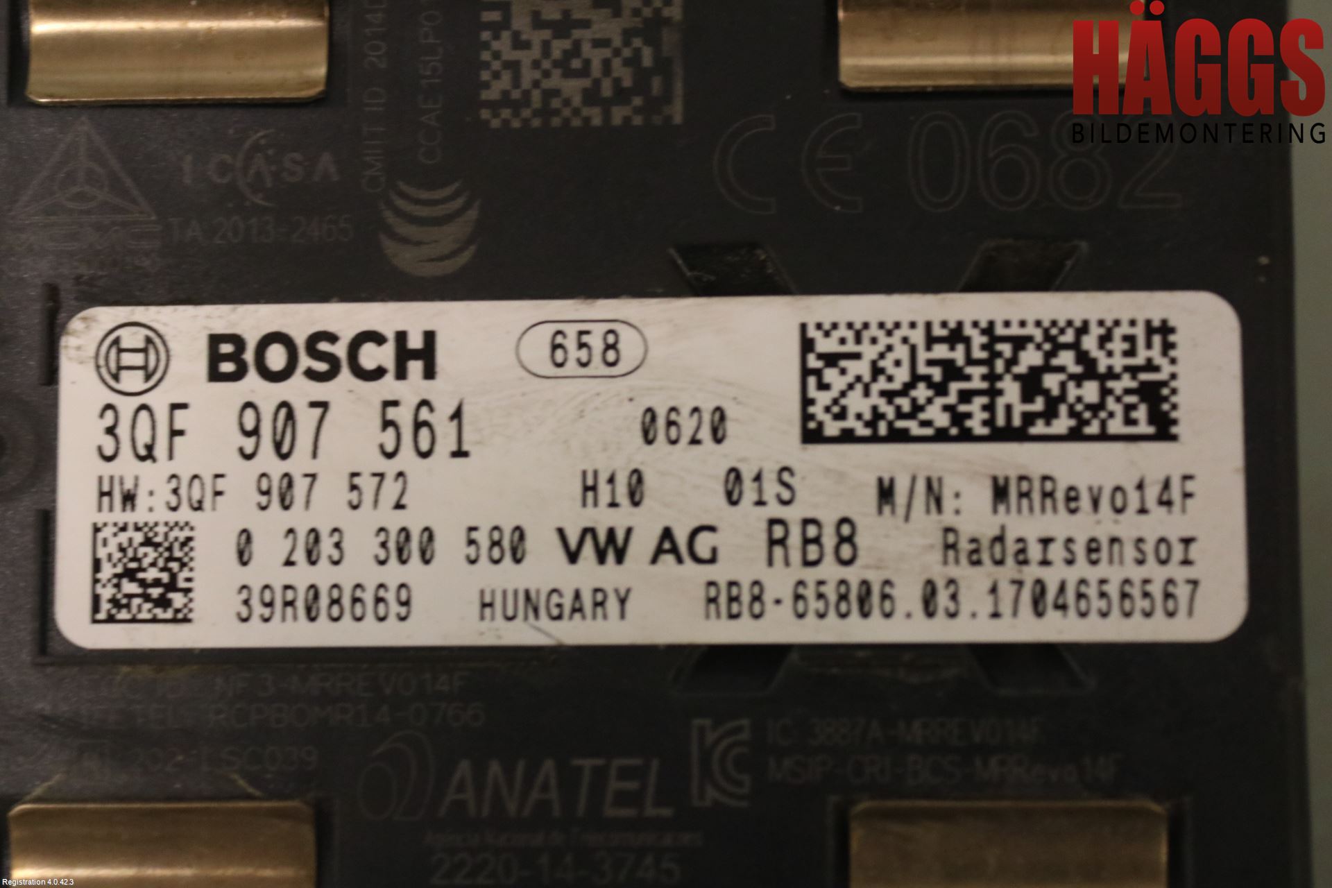 Skoda OCTAVIA (5E) 13-20 Sensor Adaptiv Farthållare