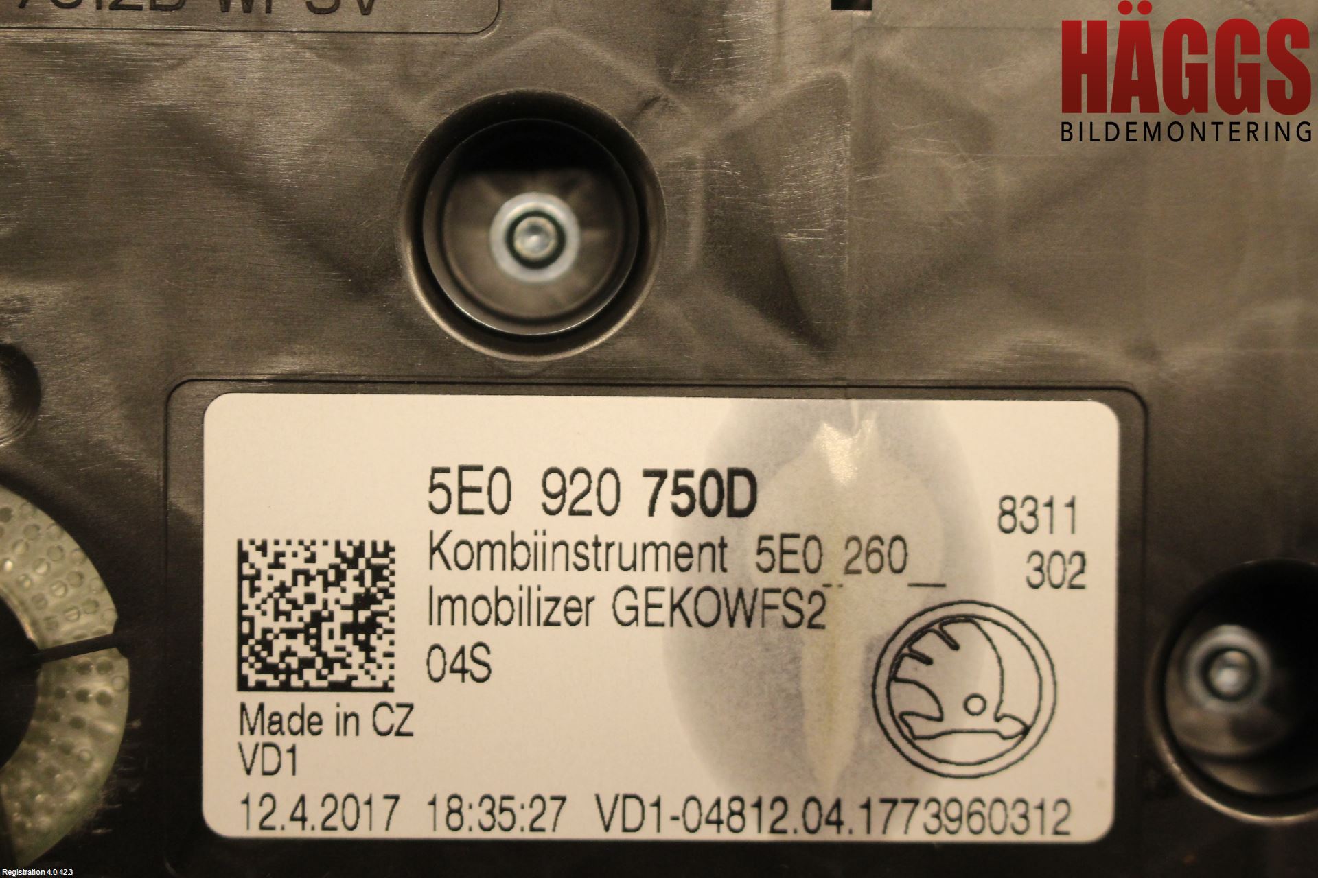 Skoda OCTAVIA (5E) 13-20 Instrument Komb