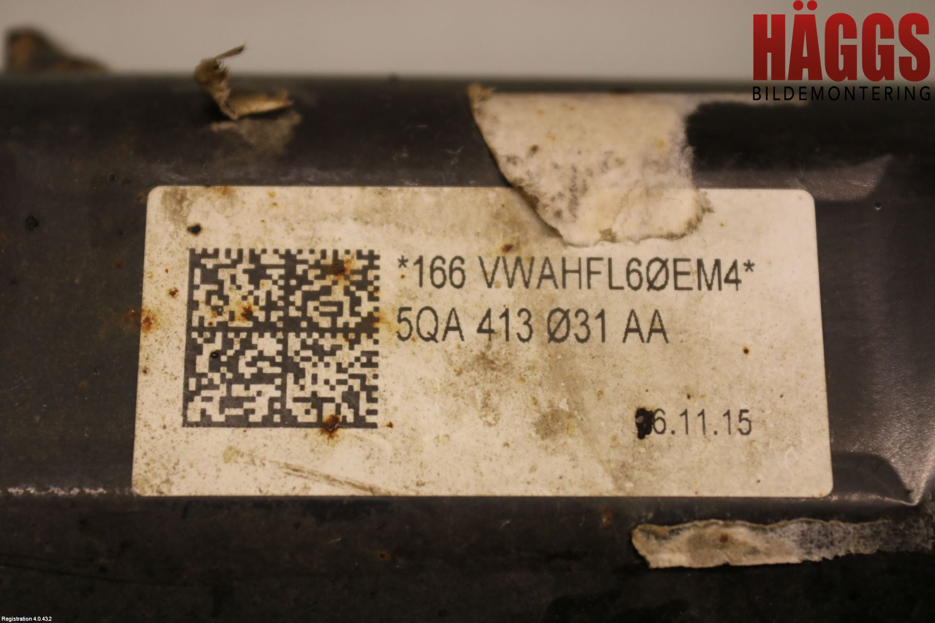 Volkswagen VW TOURAN 16- Fjäderben Fram Höger