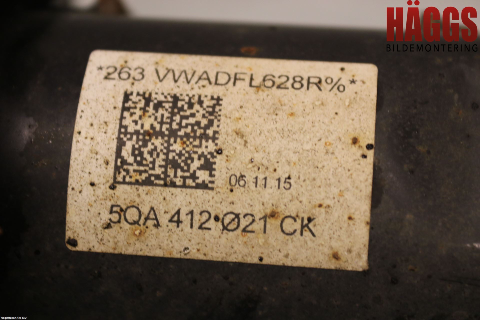 Volkswagen VW TOURAN 16- Fjäderben Fram Höger