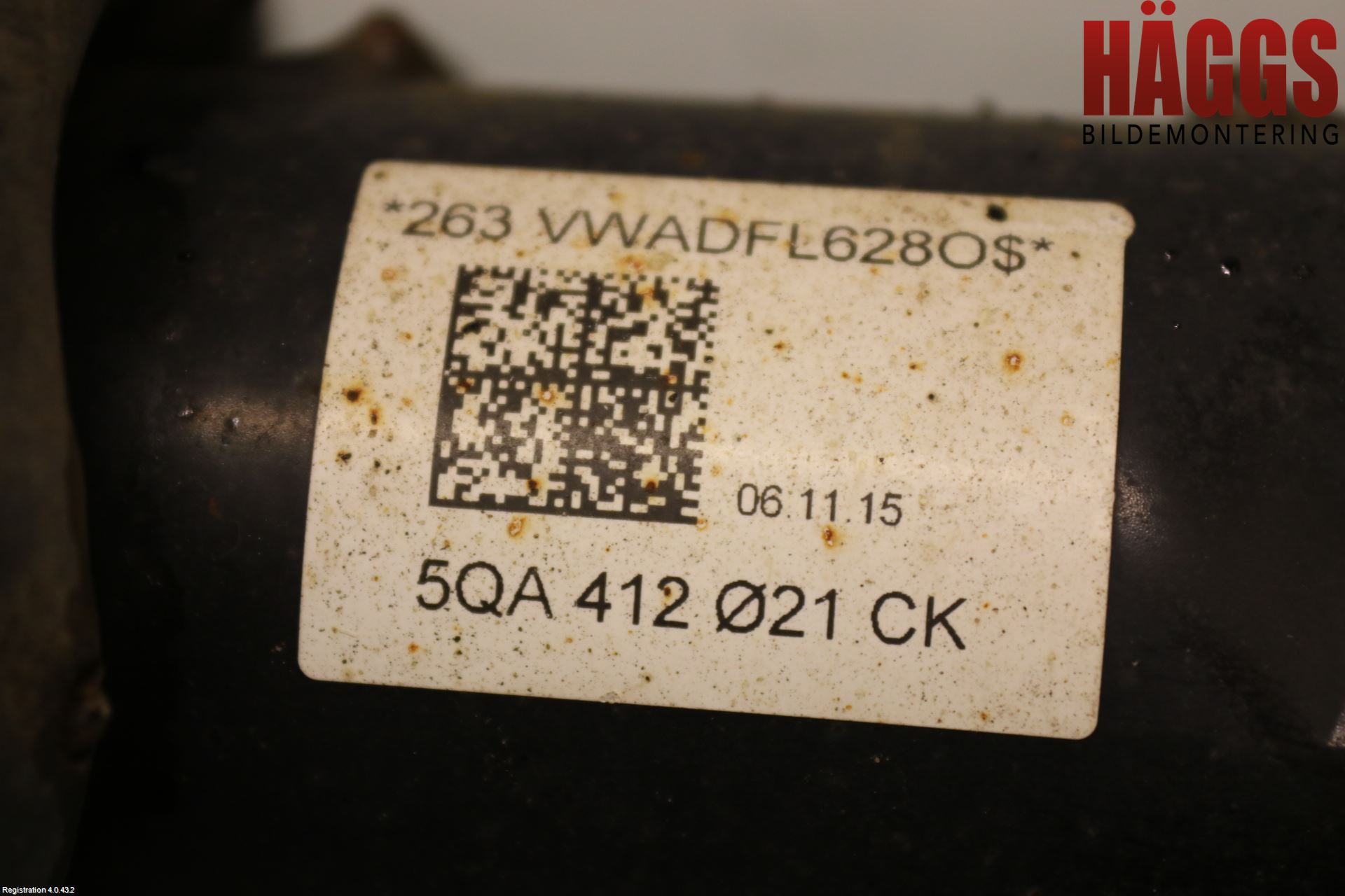 Volkswagen VW TOURAN 16- Fjäderben Fram Vänster