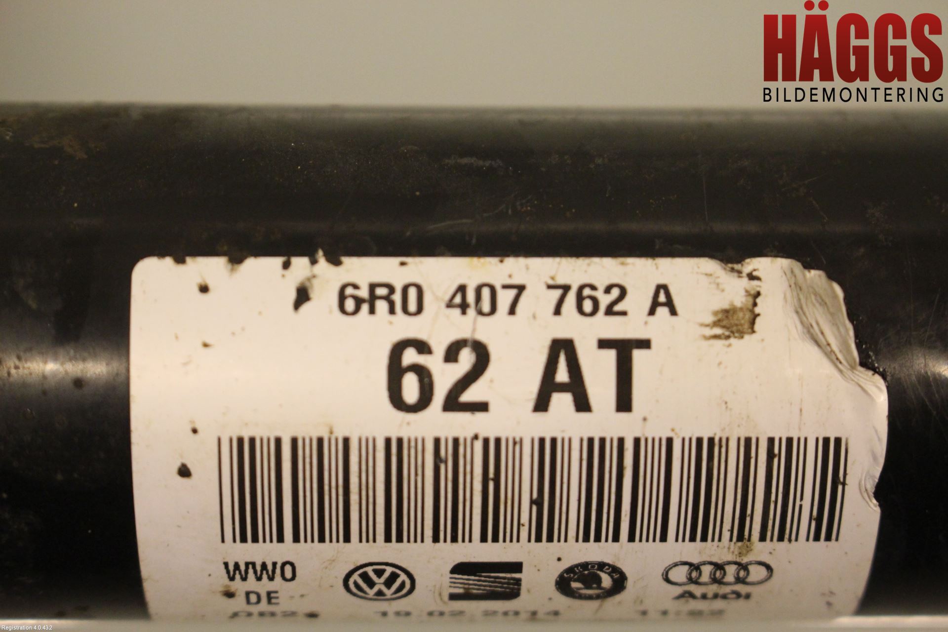 Skoda RAPID Drivaxel Fram Höger