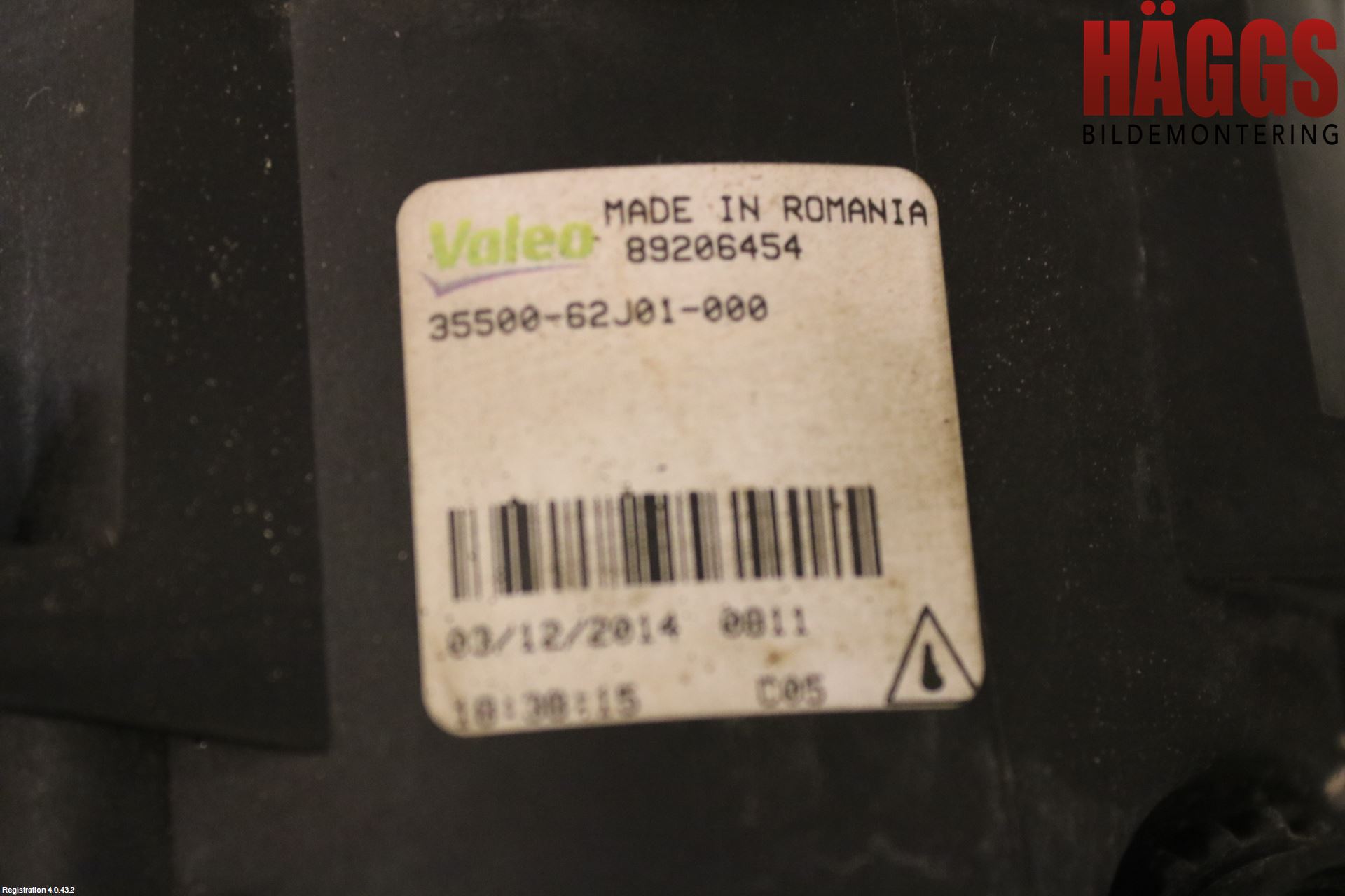 Suzuki SX4 S-CROSS 14-21 Dimljus-Varselljus Fram