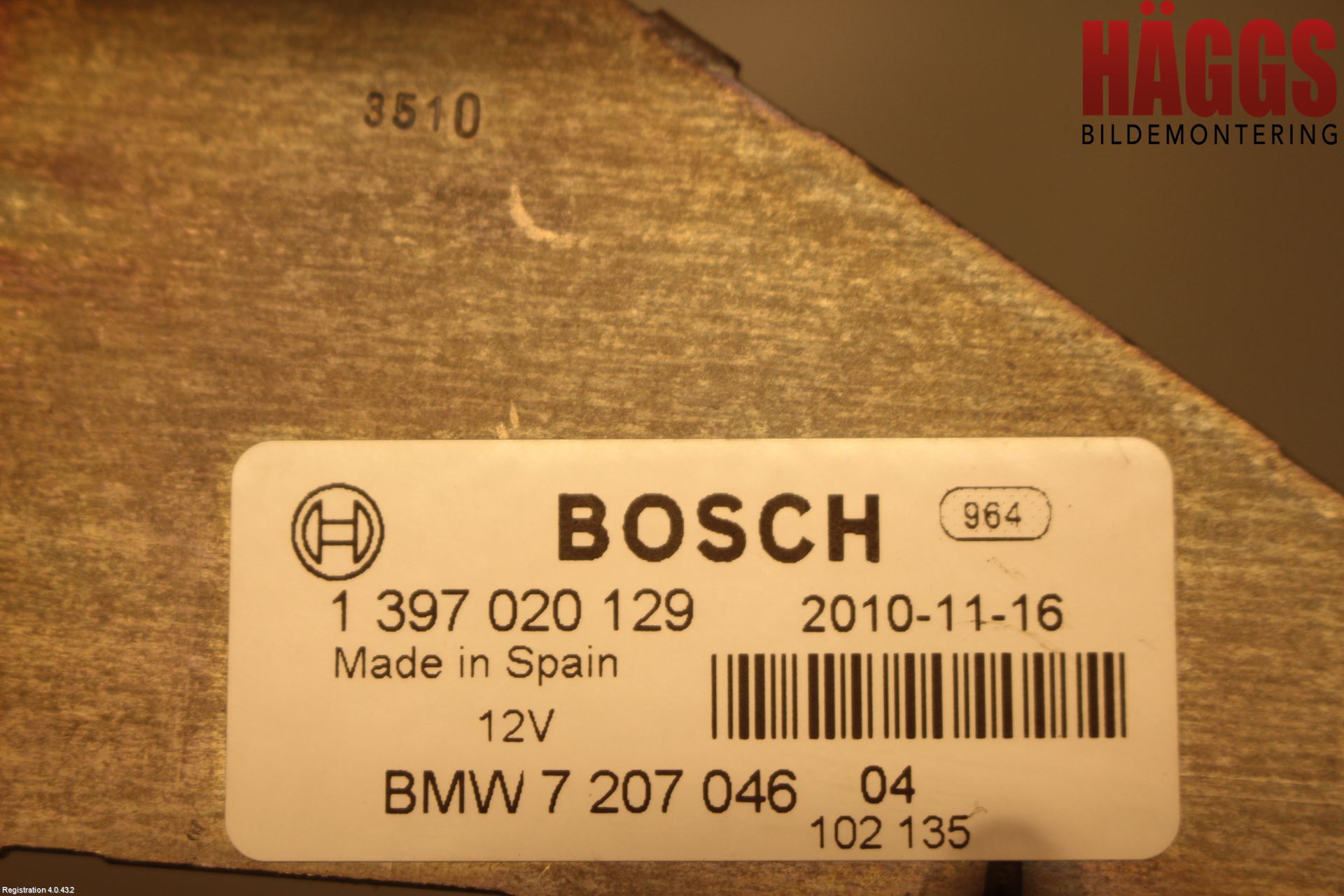 BMW 5 F10/F11/F18 09-17 Låskista Baklucka