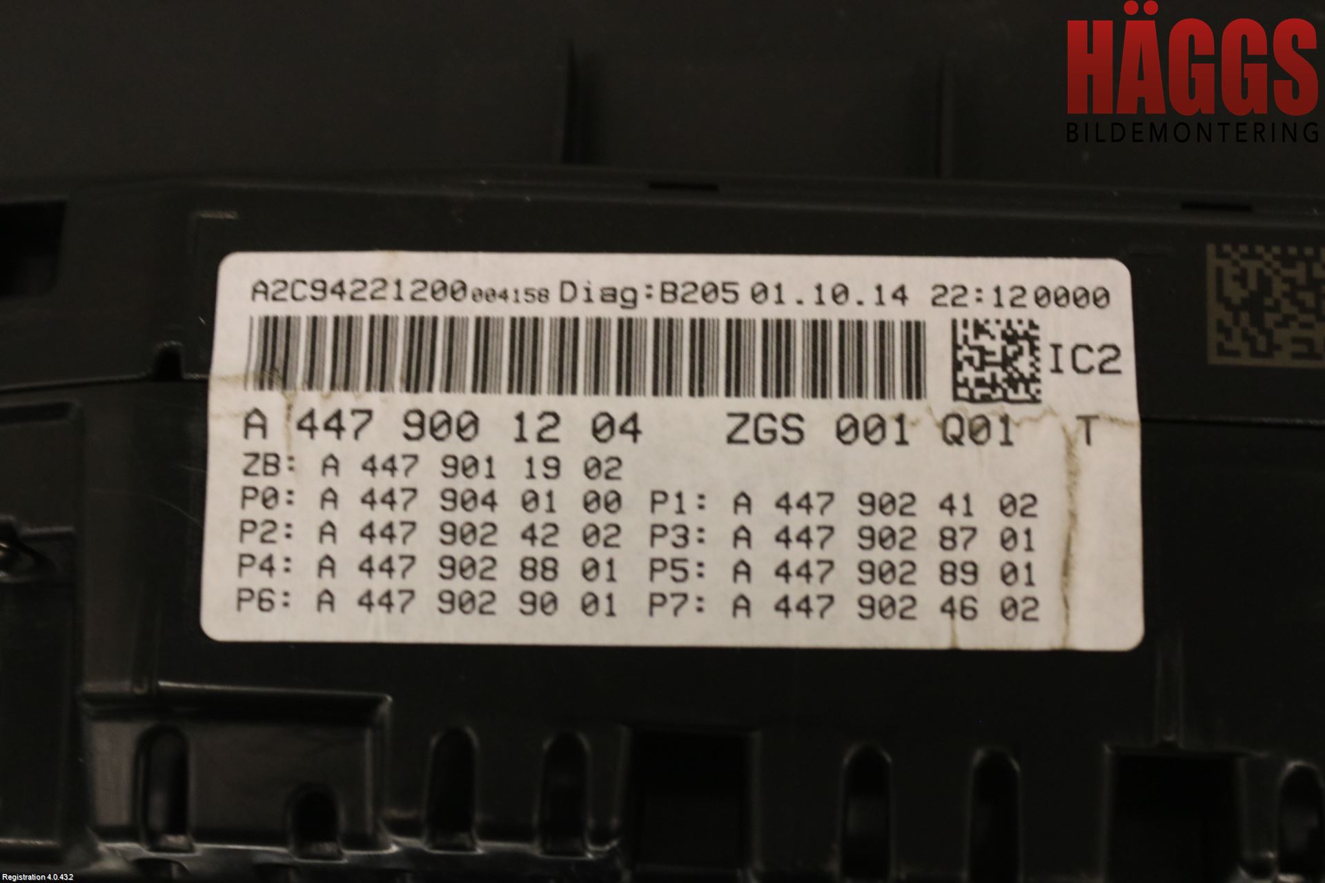 Mercedes-Benz MB VITO/V-KLASS (W640,W447,W448) 14- Instrument Komb