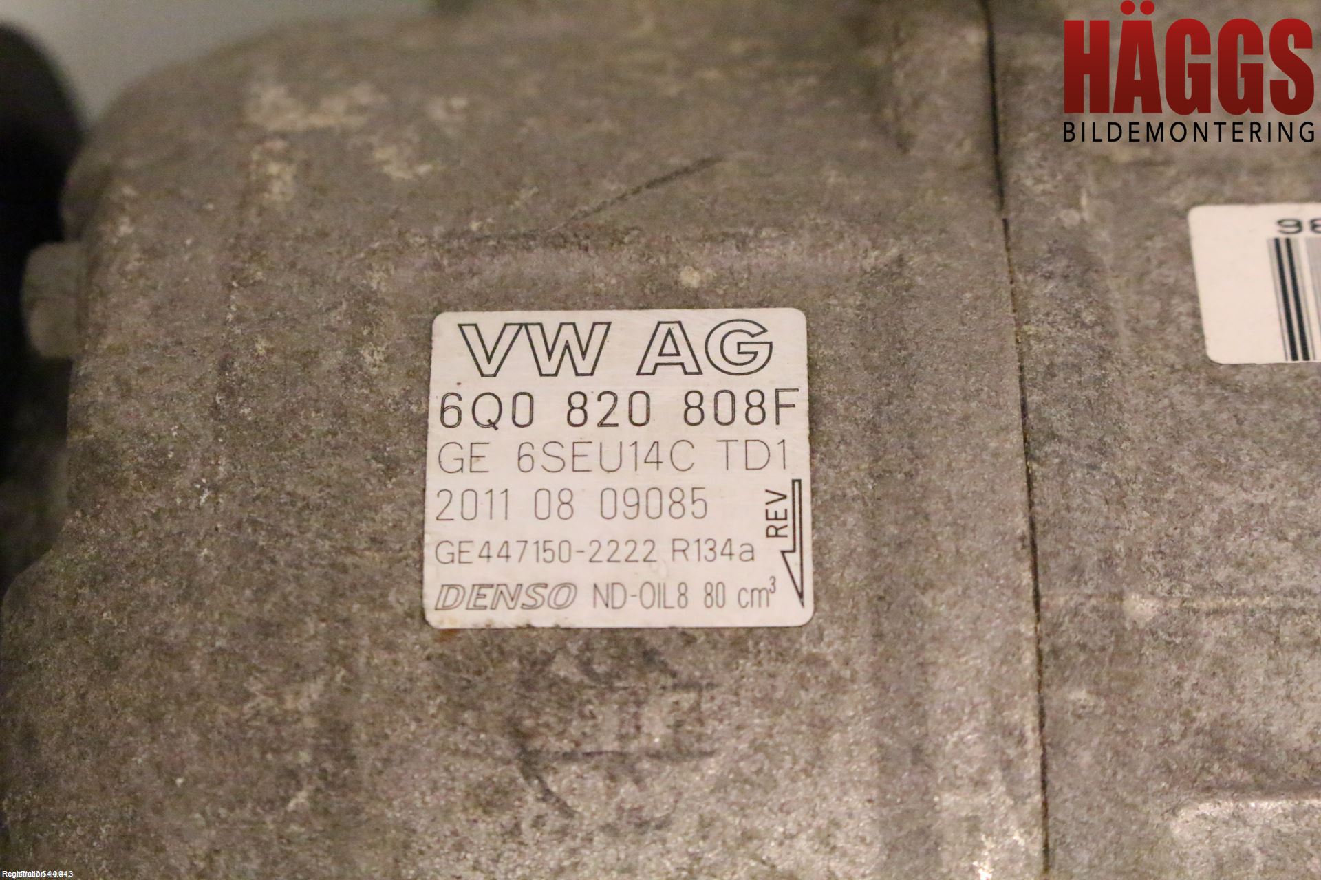 Volkswagen VW POLO 10-17 Ac Kompressor