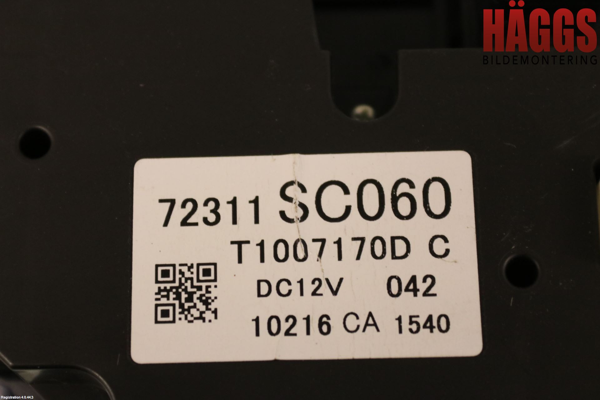 Subaru FORESTER SH  08-13 Ac Styrenhet Ac Manöveren