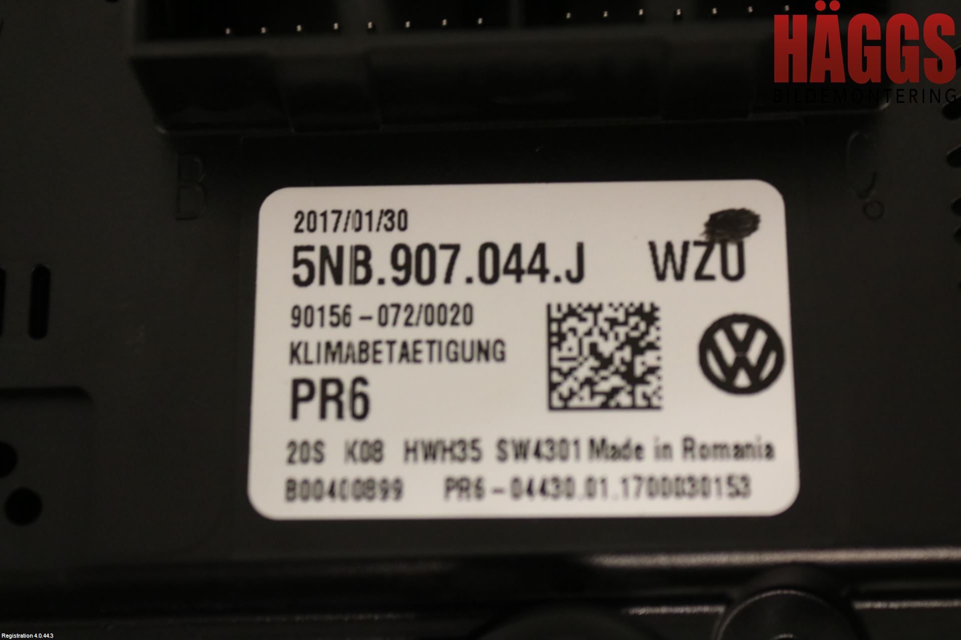 Volkswagen VW TIGUAN 16-24 Ac Styrenhet Ac Manöveren