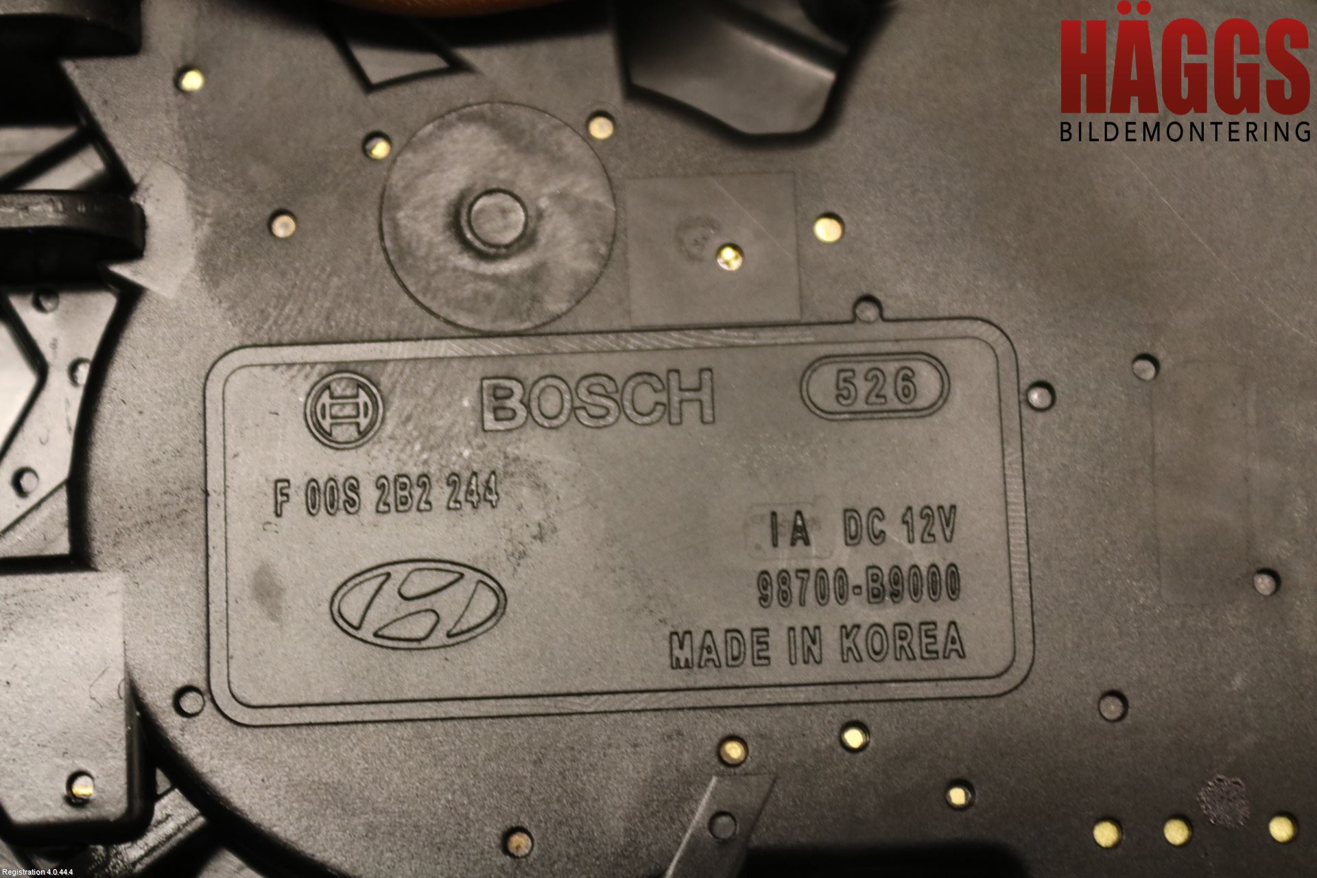 Hyundai i10 BA 14-16 Torkarmotor Baklucka