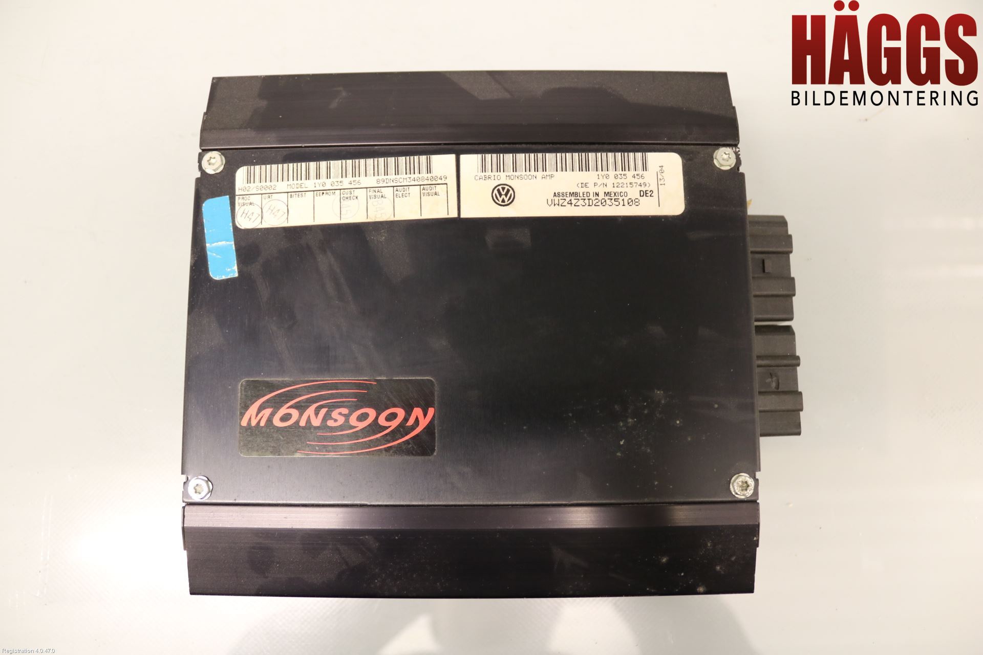 Volkswagen VW BEETLE 98-10 Radio-Stereo Förstärkare