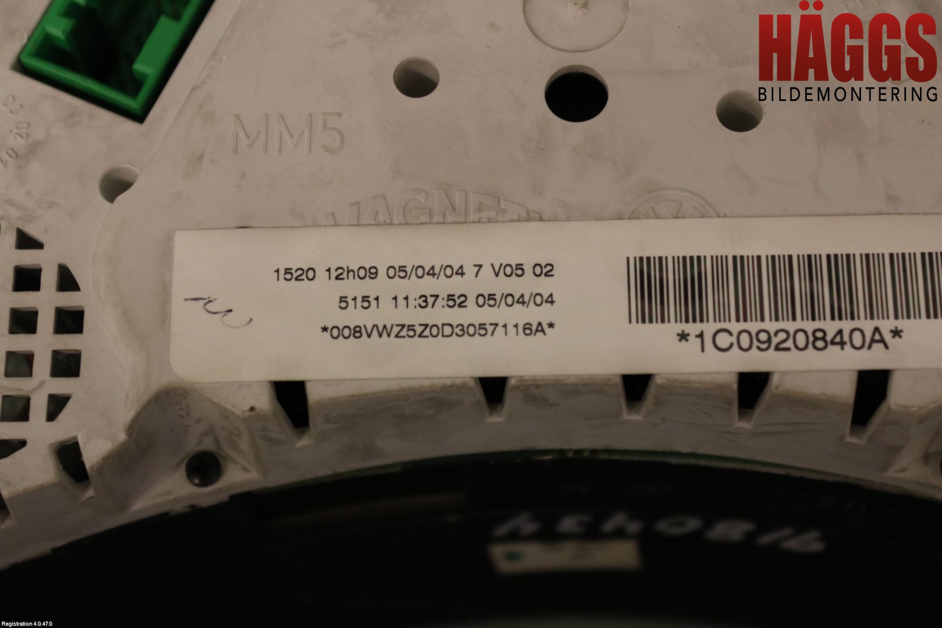 Volkswagen VW BEETLE 98-10 Instrument Komb