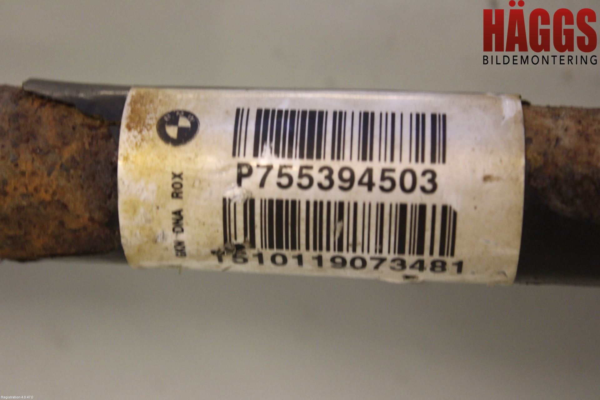 BMW X5 E70 07-13 Drivaxel Fram Vänster
