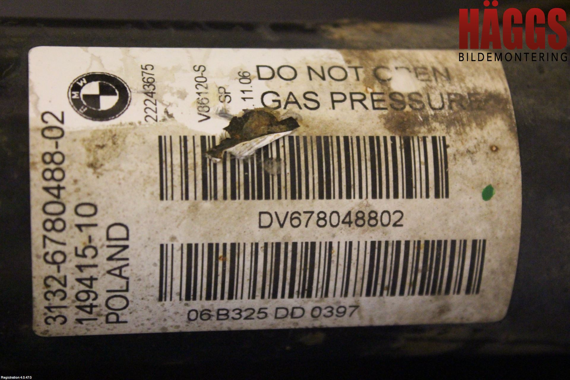 BMW X5 E70 07-13 Fjäderben Fram Vänster