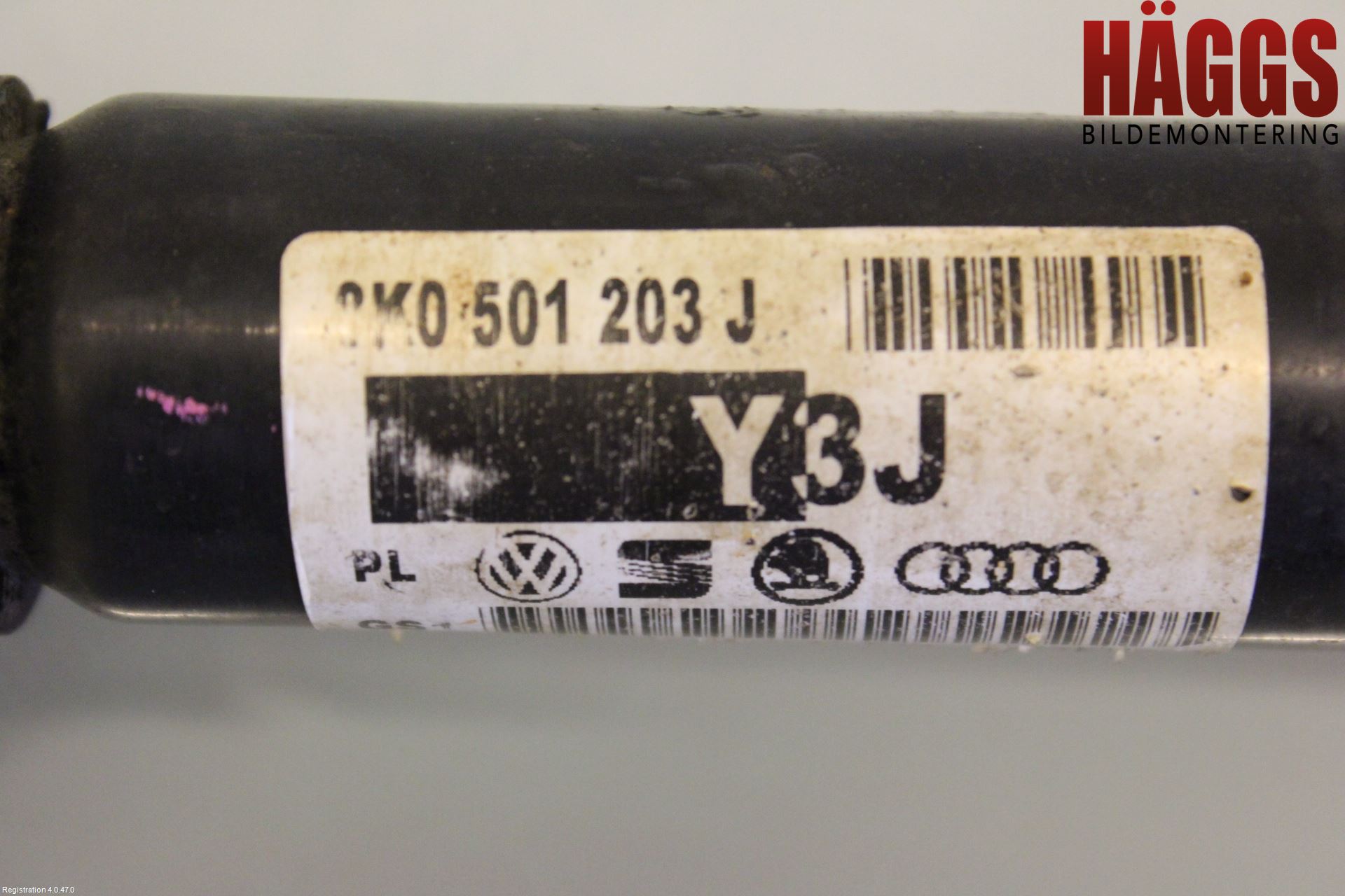 Audi A4 ALLROAD 09-16 Drivaxel Bak Höger