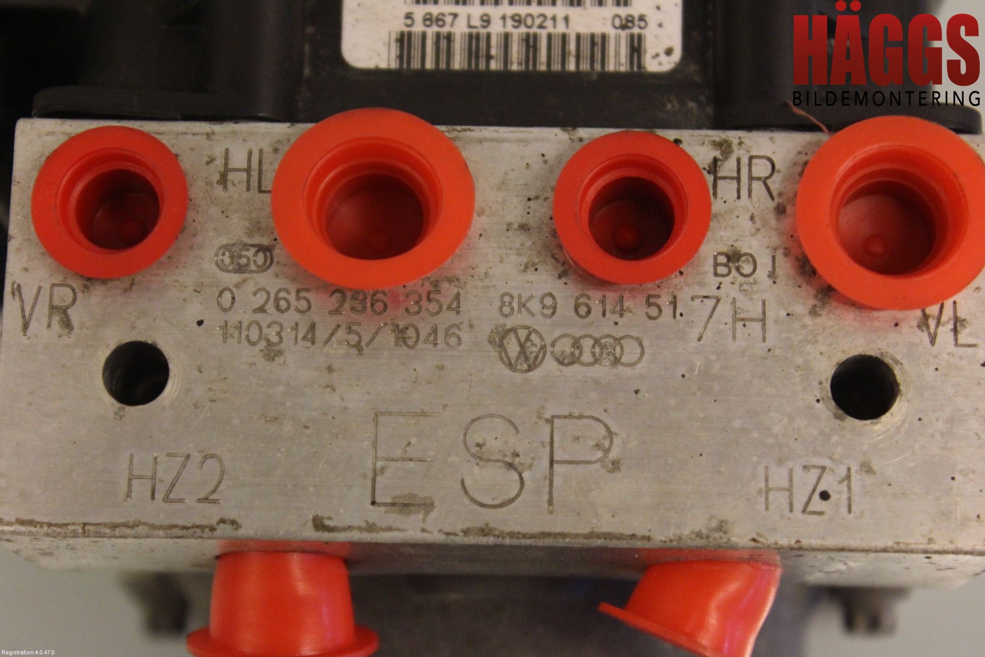 Audi A4 ALLROAD 09-16 Abs Hydraulaggregat