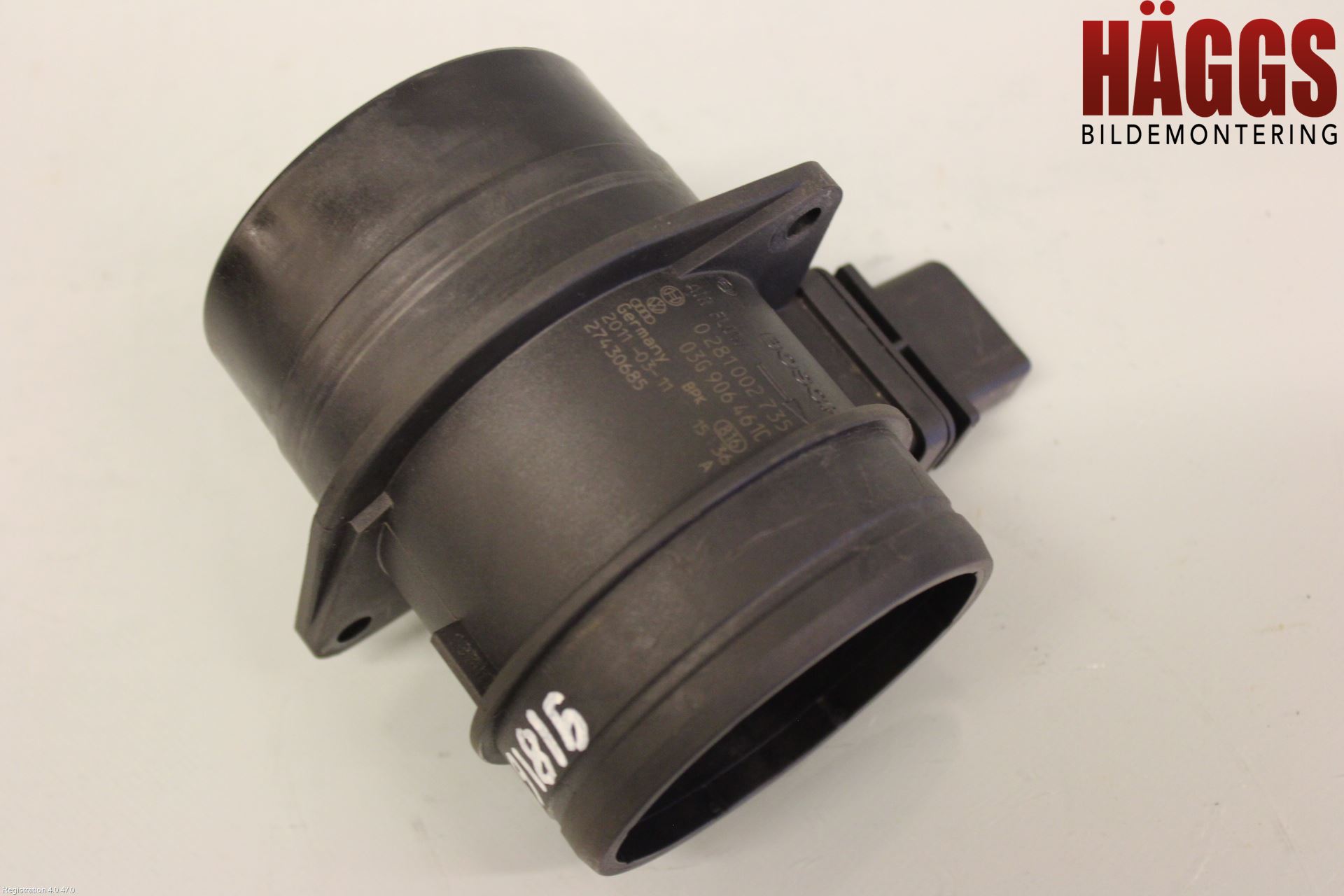 Audi A4 ALLROAD 09-16 Injluftmassamätare