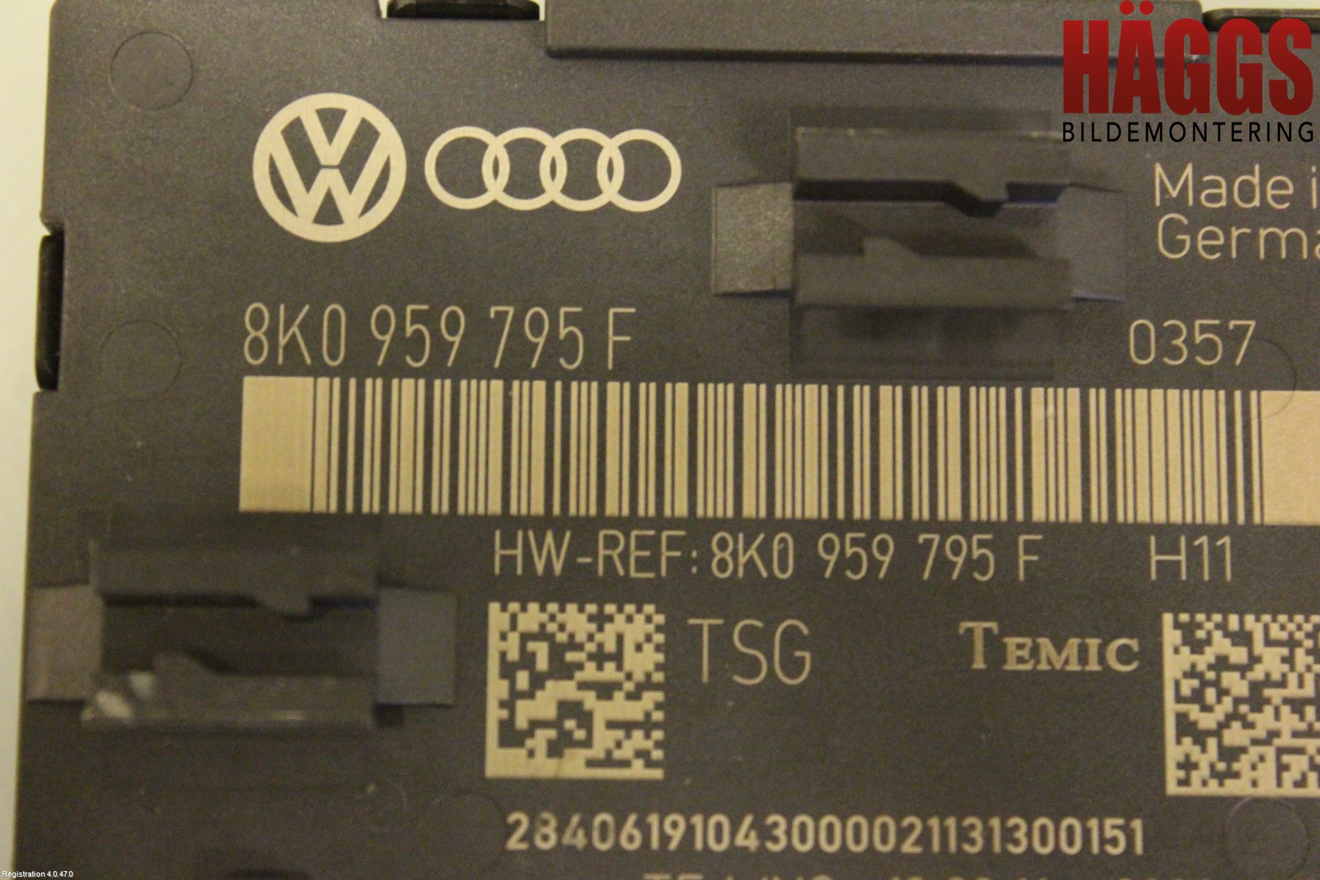 Audi A4 ALLROAD 09-16 Styrenhet Dörr