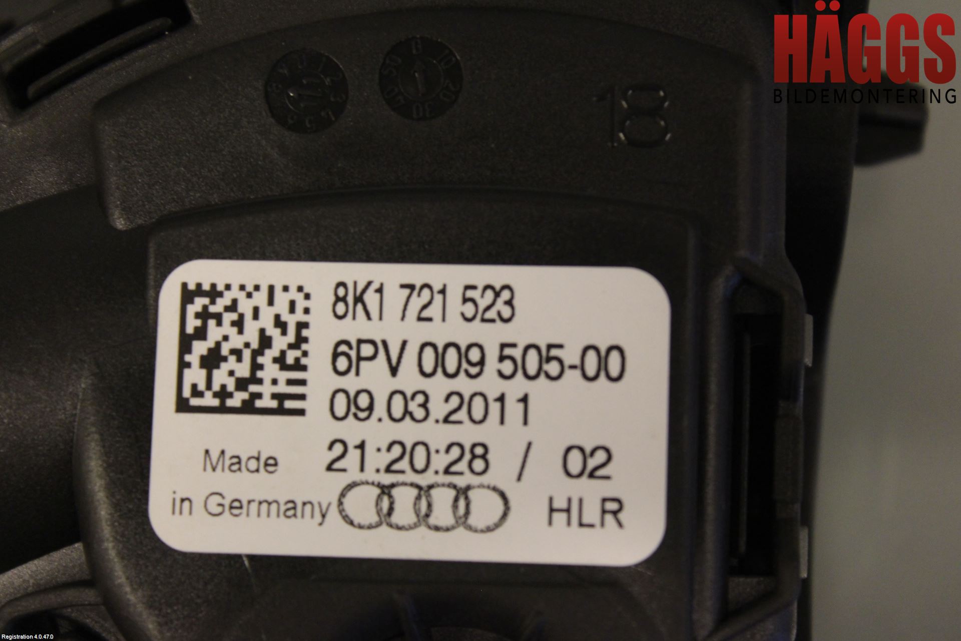 Audi A4 ALLROAD 09-16 Gaspedal