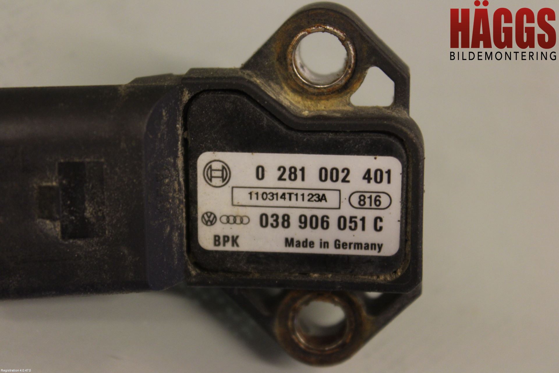 Audi A4 ALLROAD 09-16 Givare Laddluftstryck