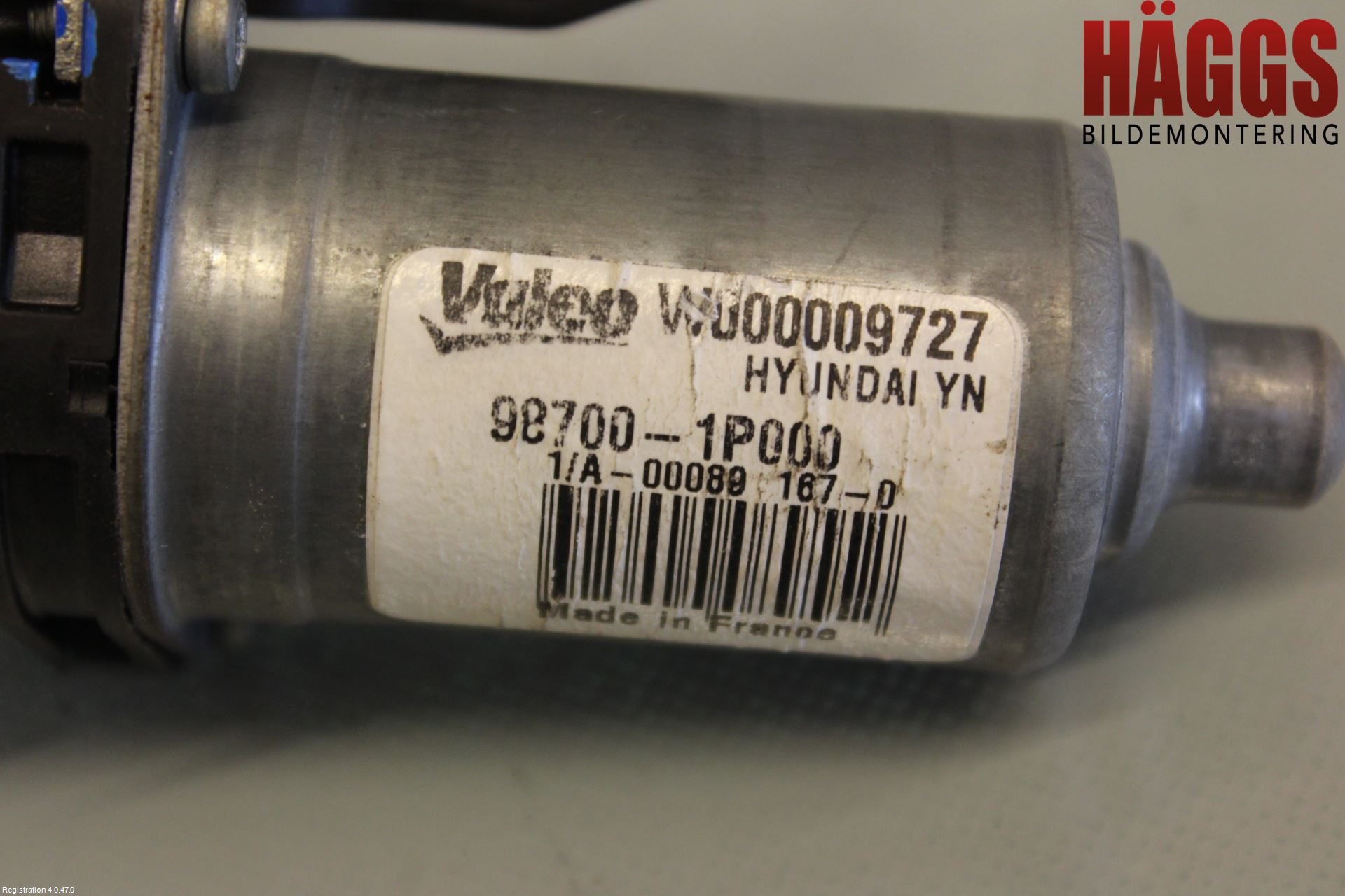 Kia VENGA 10-19 Torkarmotor Baklucka