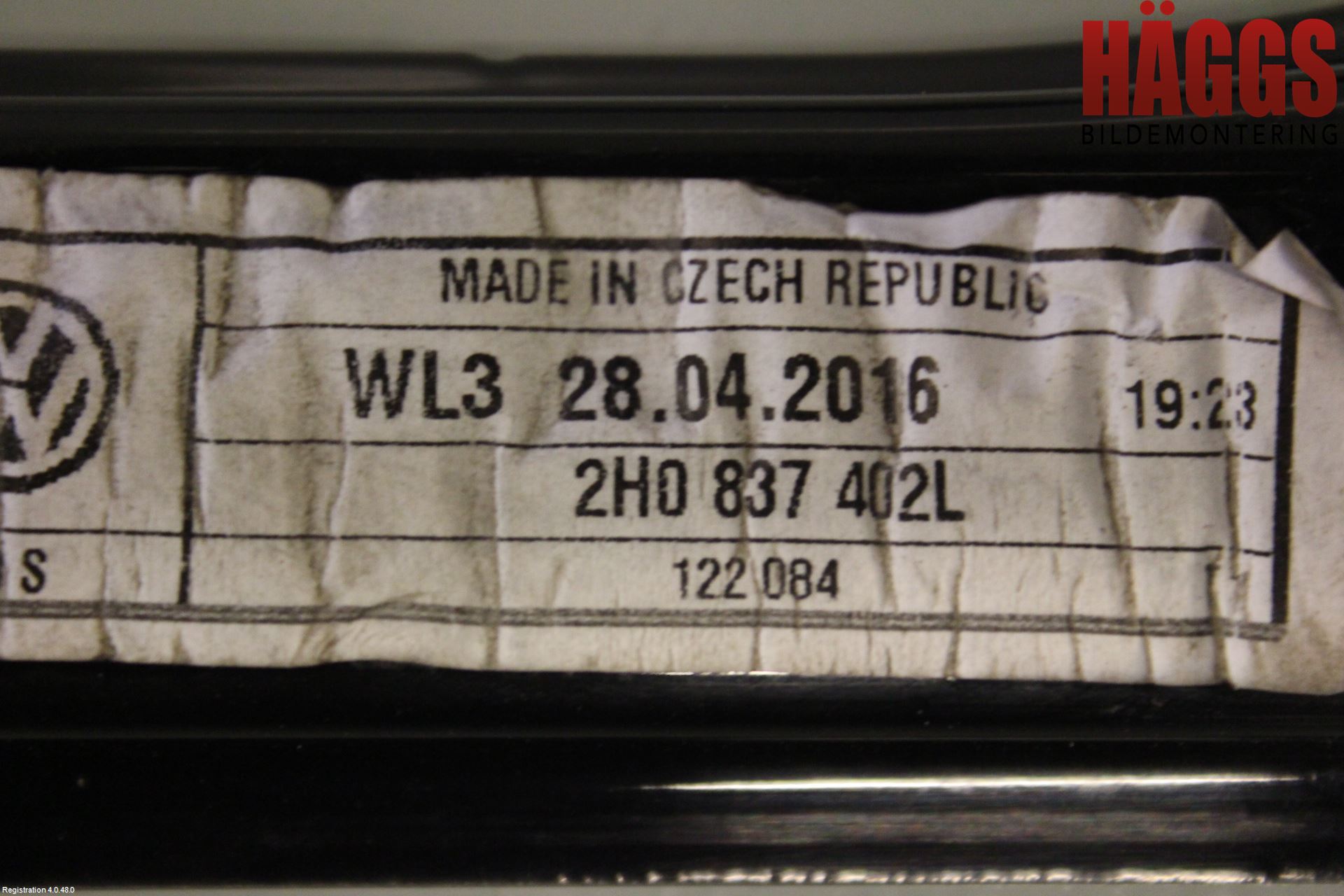 Volkswagen VW AMAROK 2H 10-22 Fönsterhissmekanism