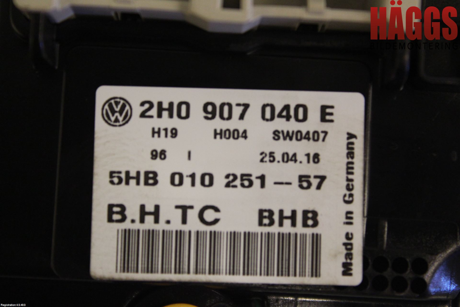 Volkswagen VW AMAROK 2H 10-22 Ac Styrenhet Ac Manöveren