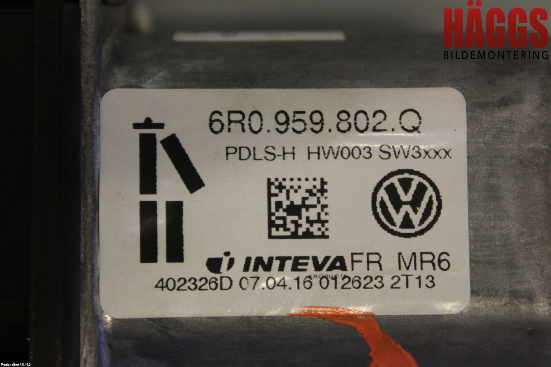 Volkswagen VW AMAROK 2H 10-22 Fönsterhissmotor