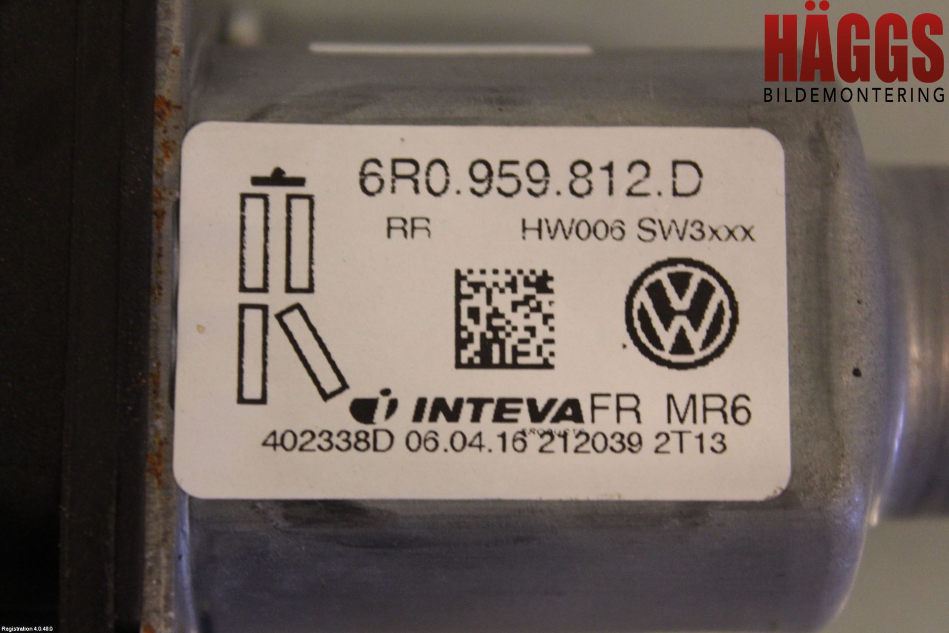 Volkswagen VW AMAROK 2H 10-22 Fönsterhissmotor