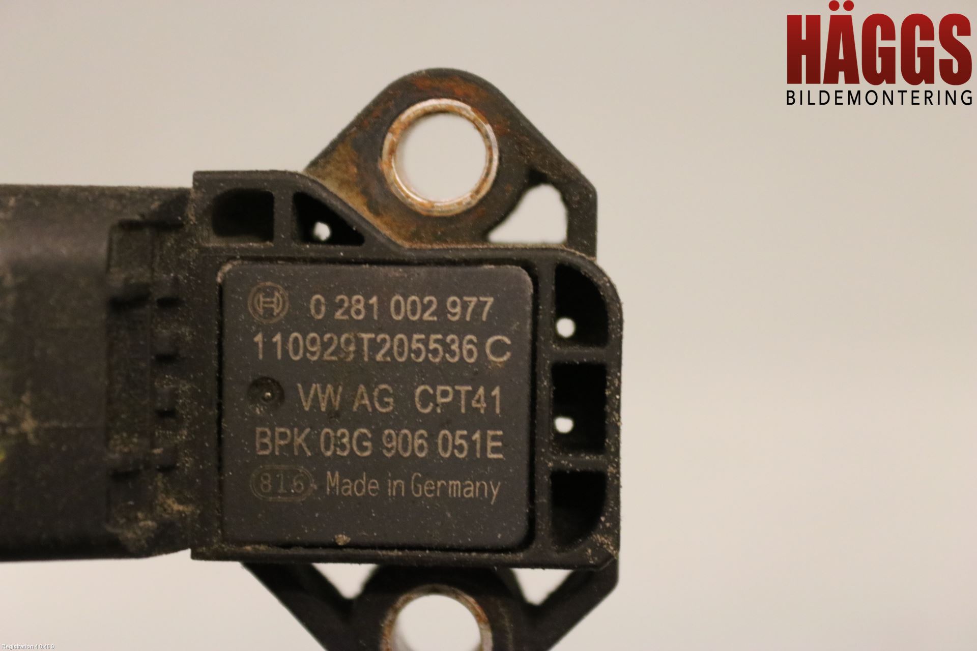 Volkswagen VW PASSAT 11-14 Givare Laddluftstryck