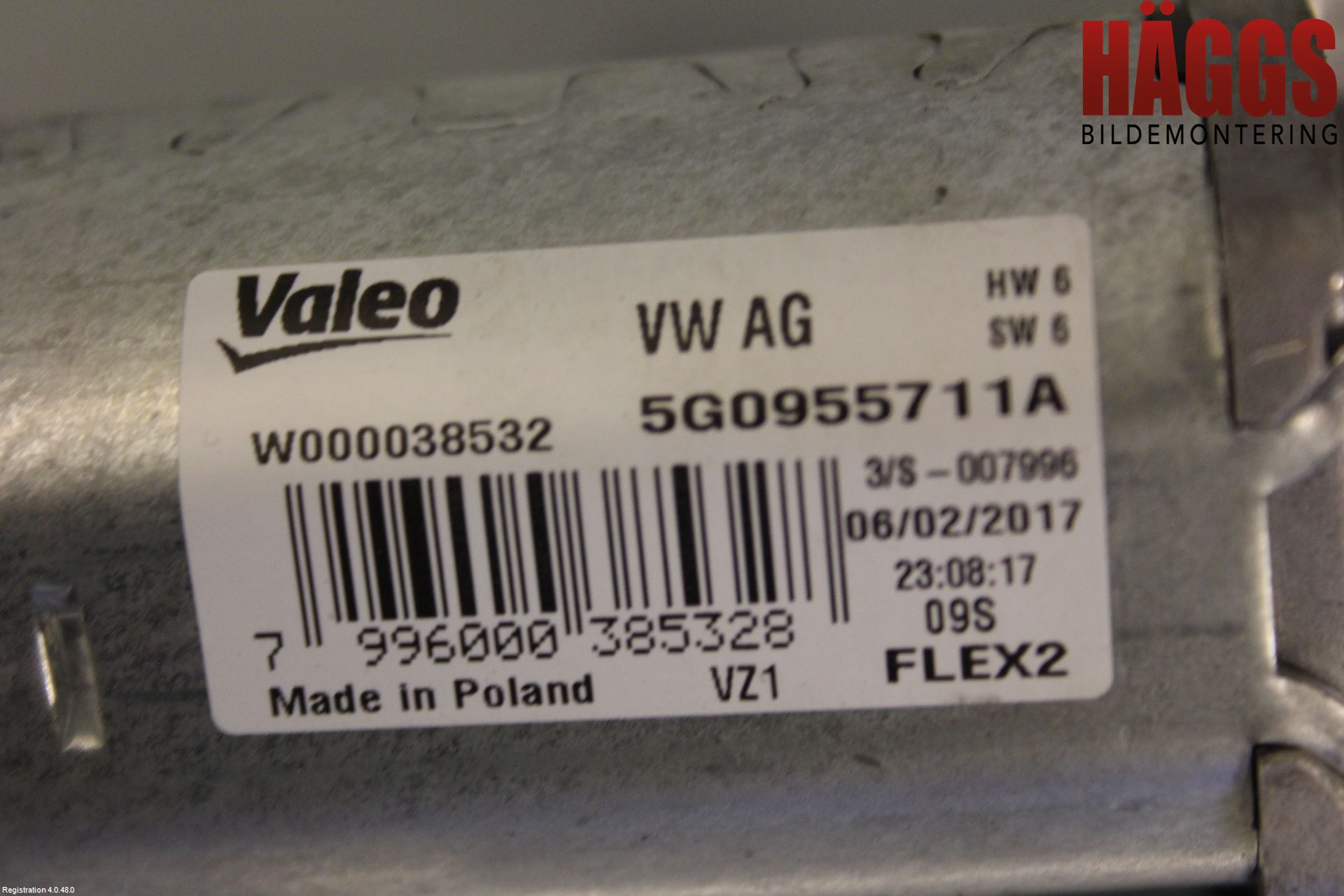 Volkswagen VW TIGUAN 16-24 Torkarmotor Baklucka