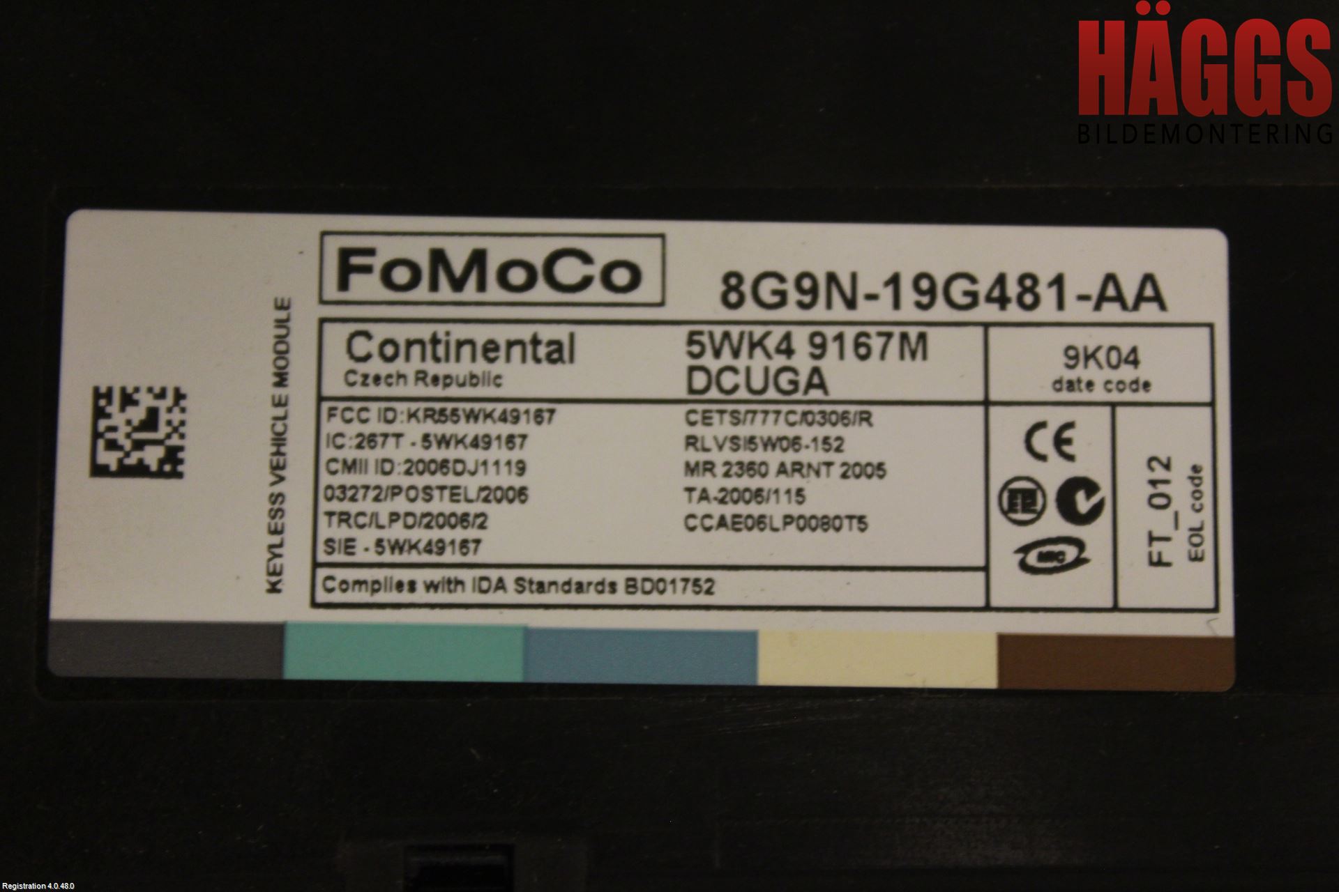 Volvo XC60 09-13 Styrenhet Övrigt