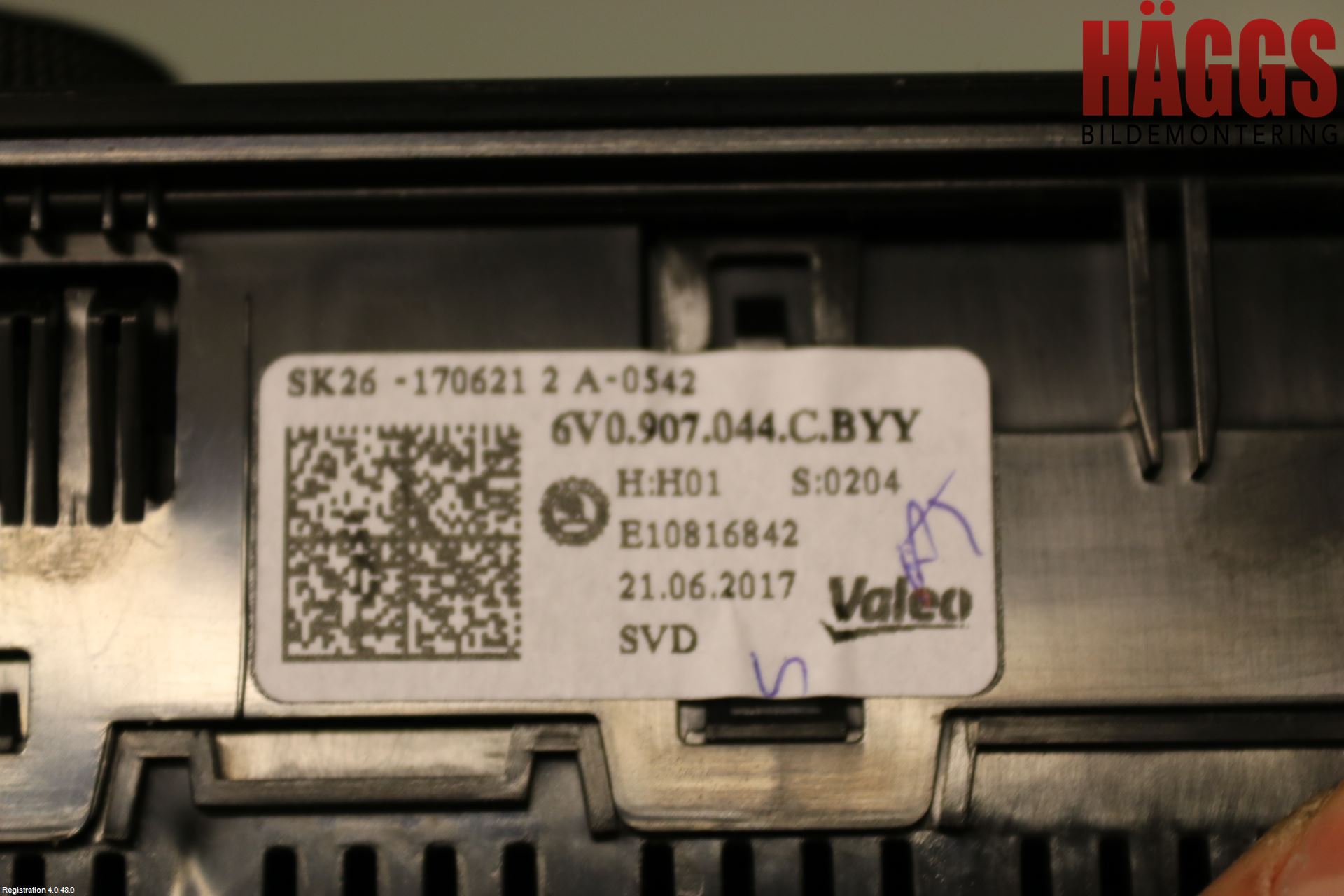 Skoda FABIA 15-21 Ac Styrenhet Ac Manöveren