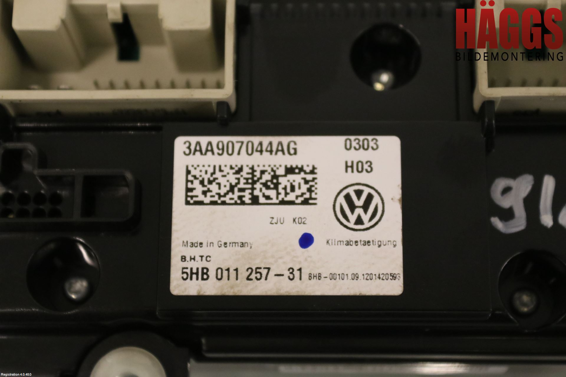 Volkswagen VW PASSAT CC 08-16 Ac Styrenhet Ac Manöveren