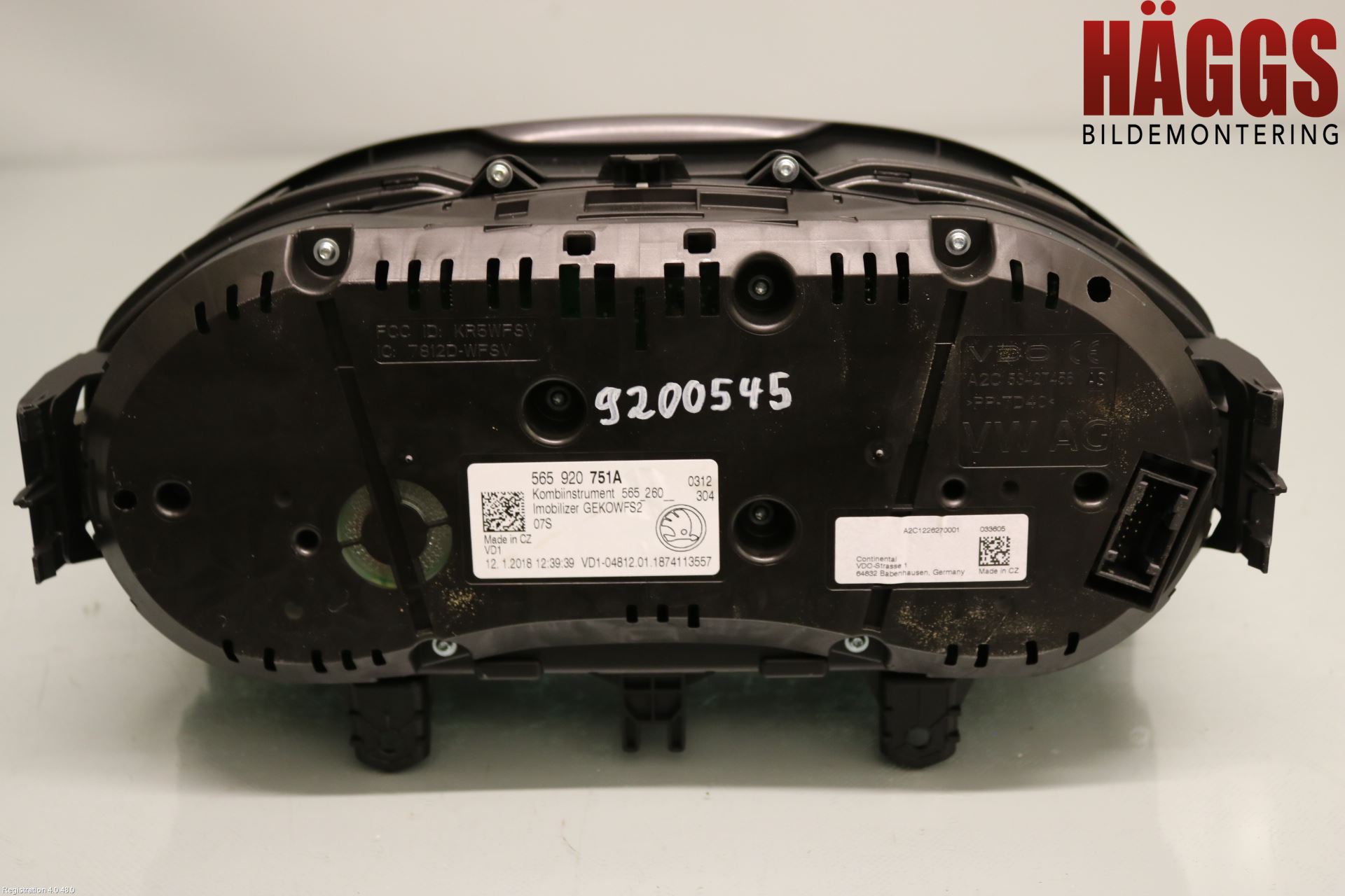 Skoda KODIAQ 17-24 Instrument Komb
